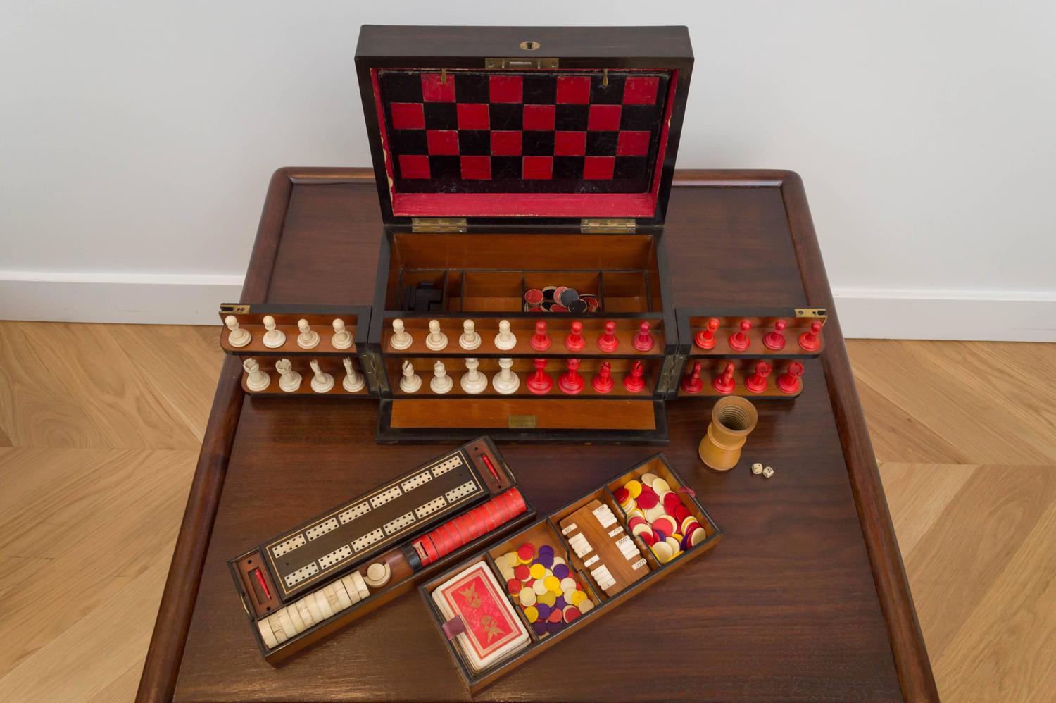 "The Royal of Game" 1800s English Game Chest at 1stdibs