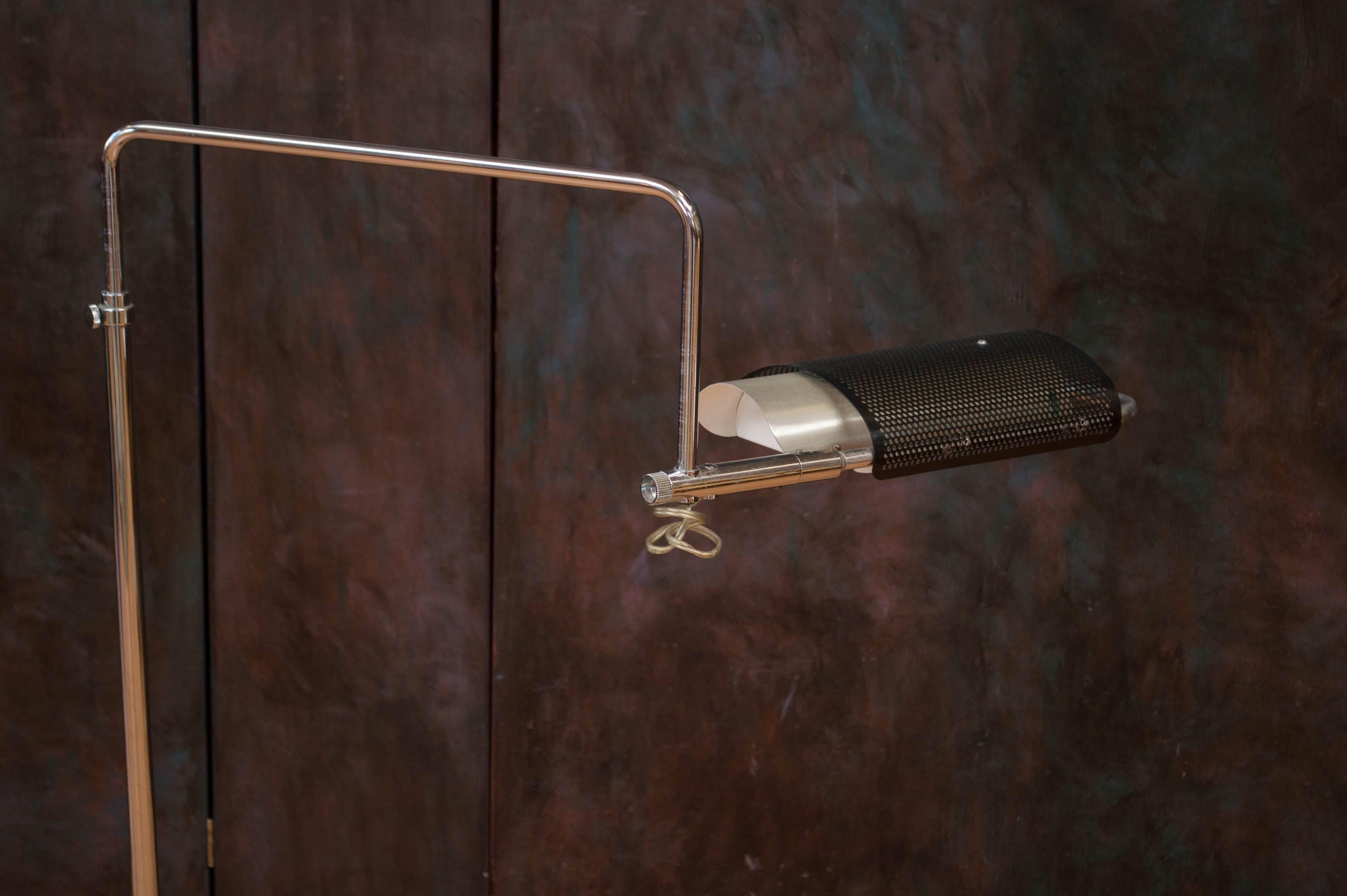 American George Nelson and Daniel Lewis Eyeshade Series Floor Lamp for Koch & Lowy