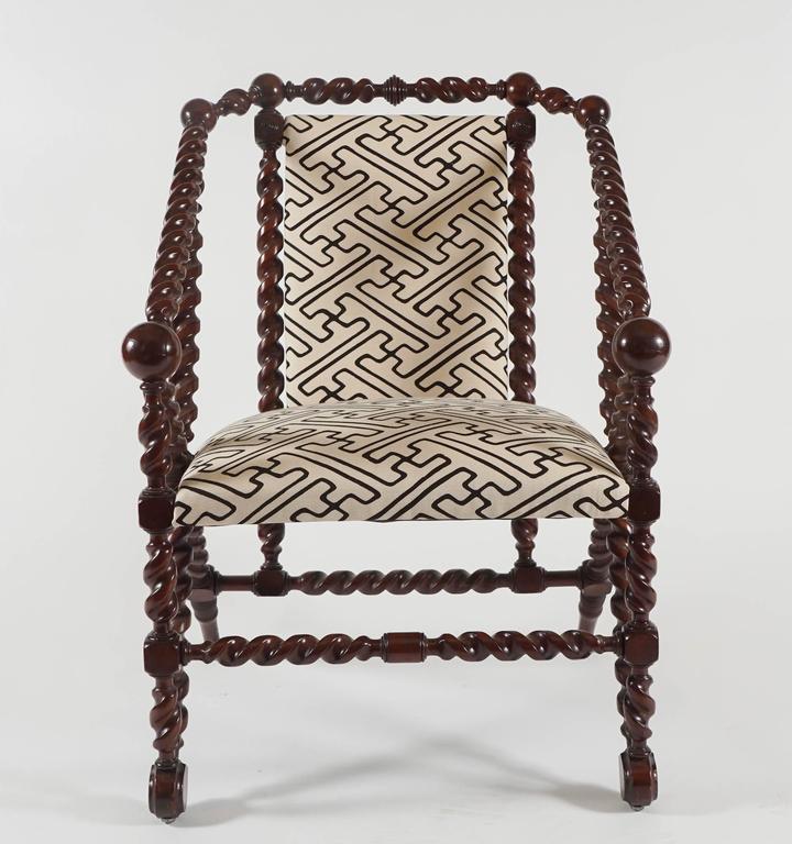 Mahogany Armchair, Jakob Hunzinger, New York City, circa 1875 at