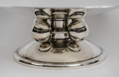 Art Deco Silver Plated Tazza by Luc Lanel for Christofle