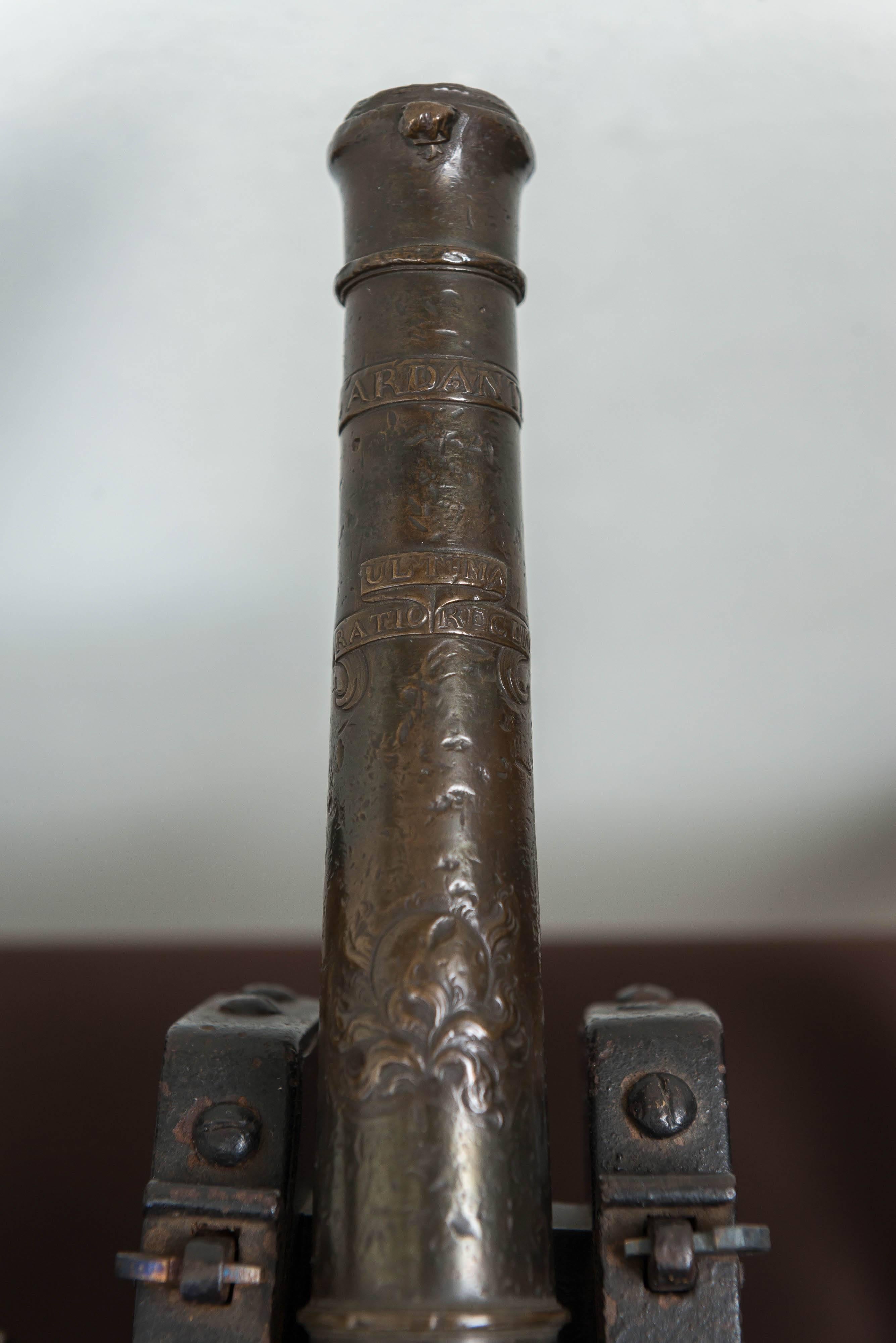 French 19th Century Model of 18th Century Style Cannon