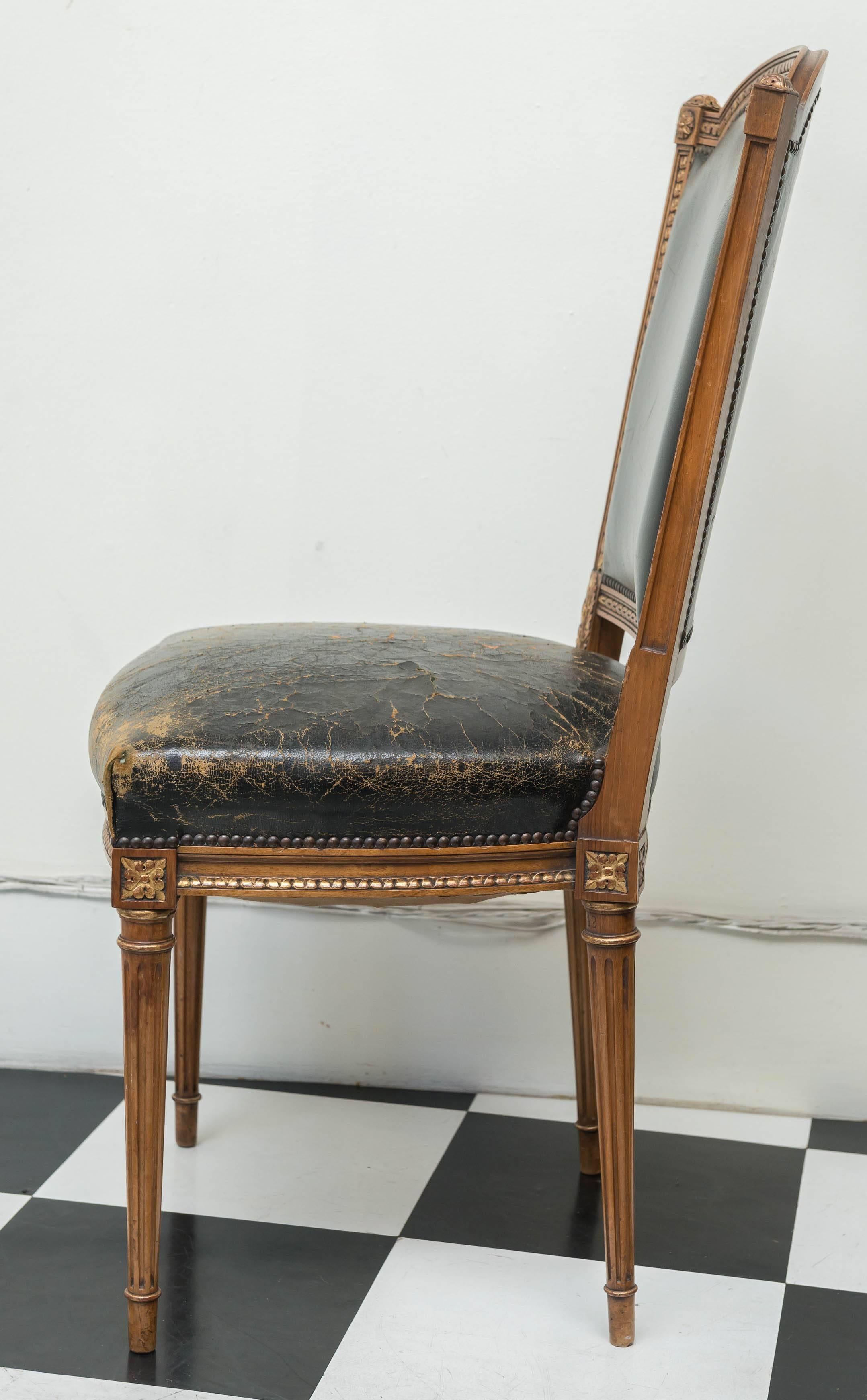 Early 20th Century Louis XVI Revival Style Chair by Simon Loscertales Bona, Zaragosa, Spain