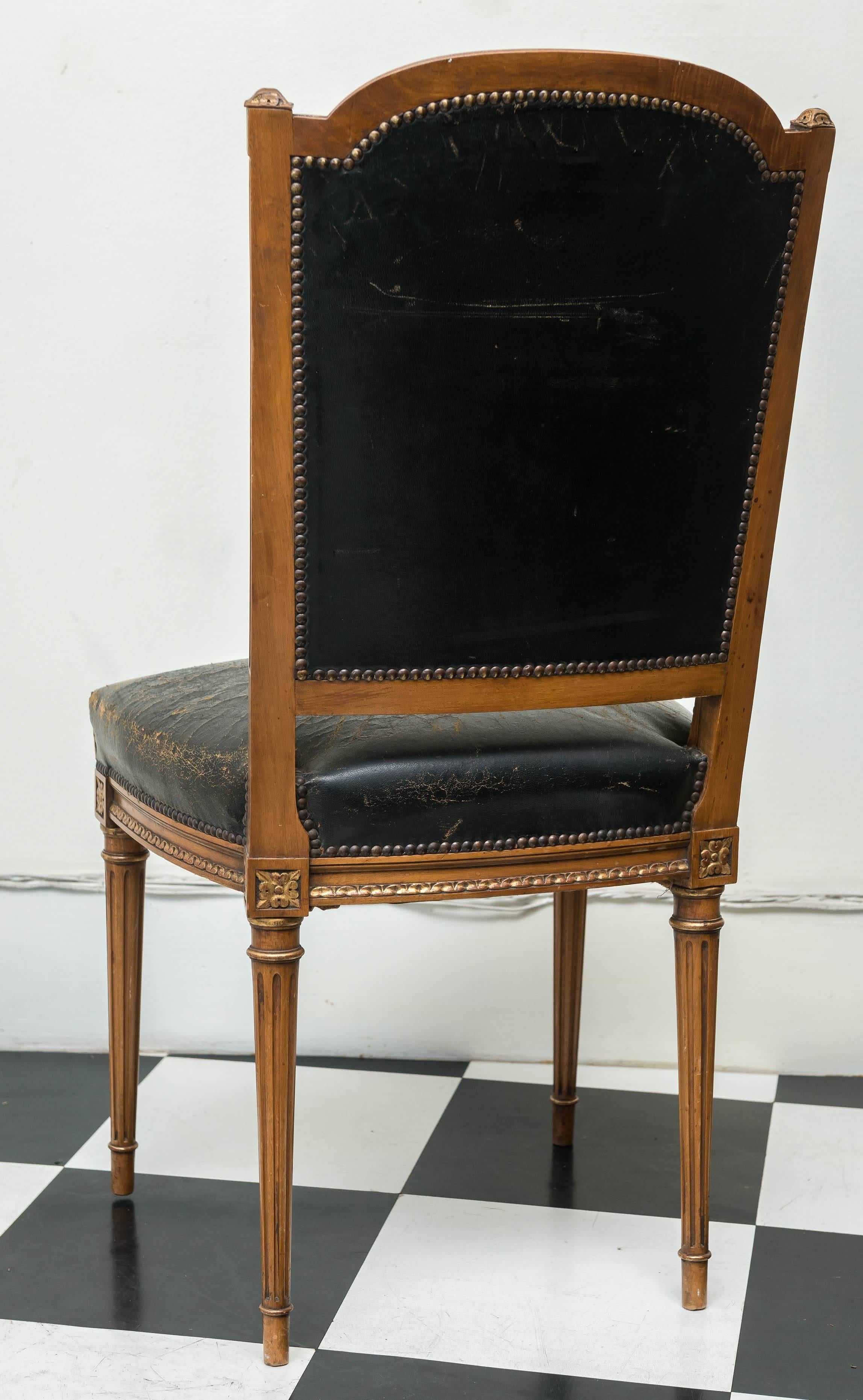 Giltwood Louis XVI Revival Style Chair by Simon Loscertales Bona, Zaragosa, Spain