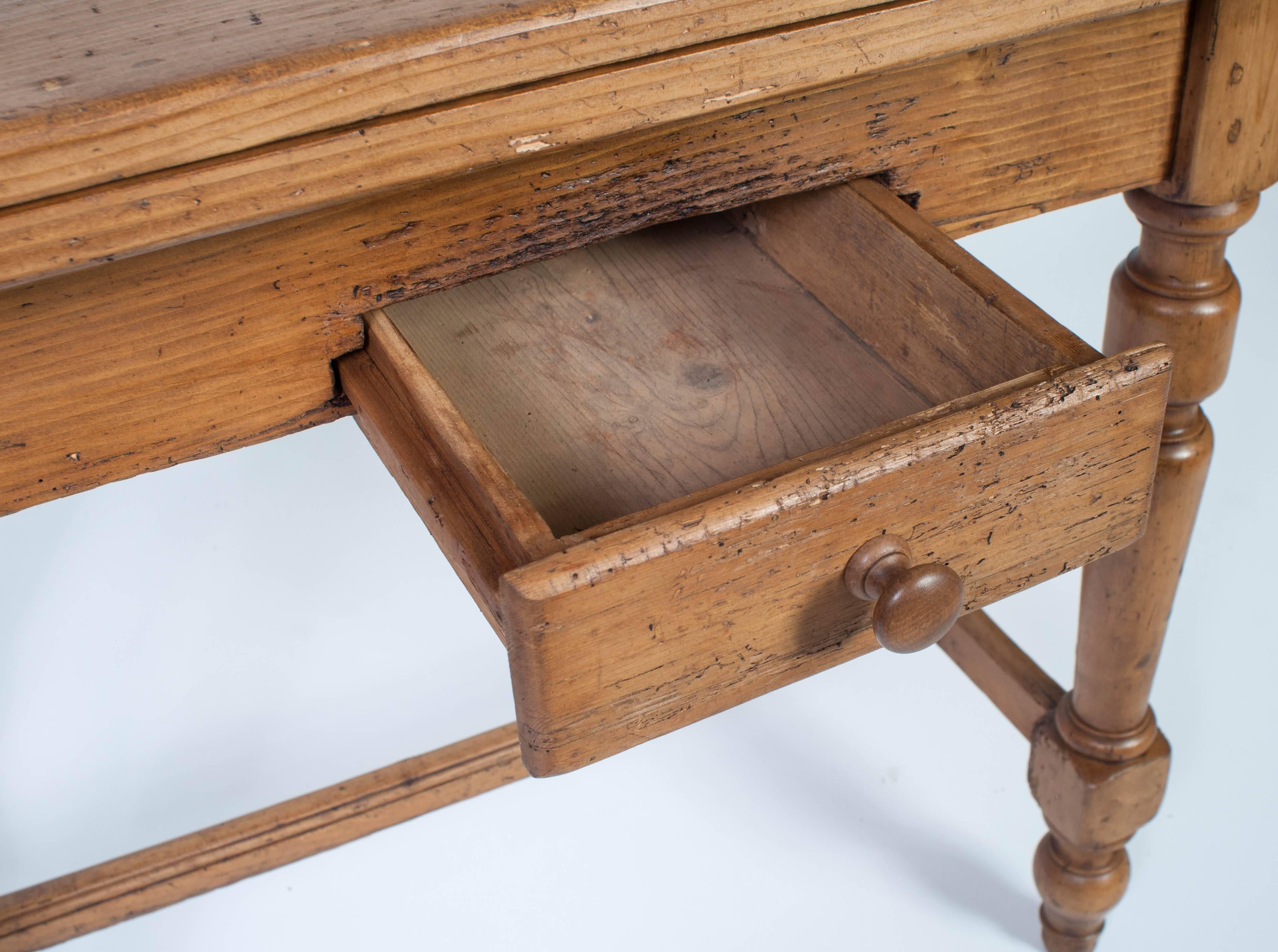 antique swivel top table