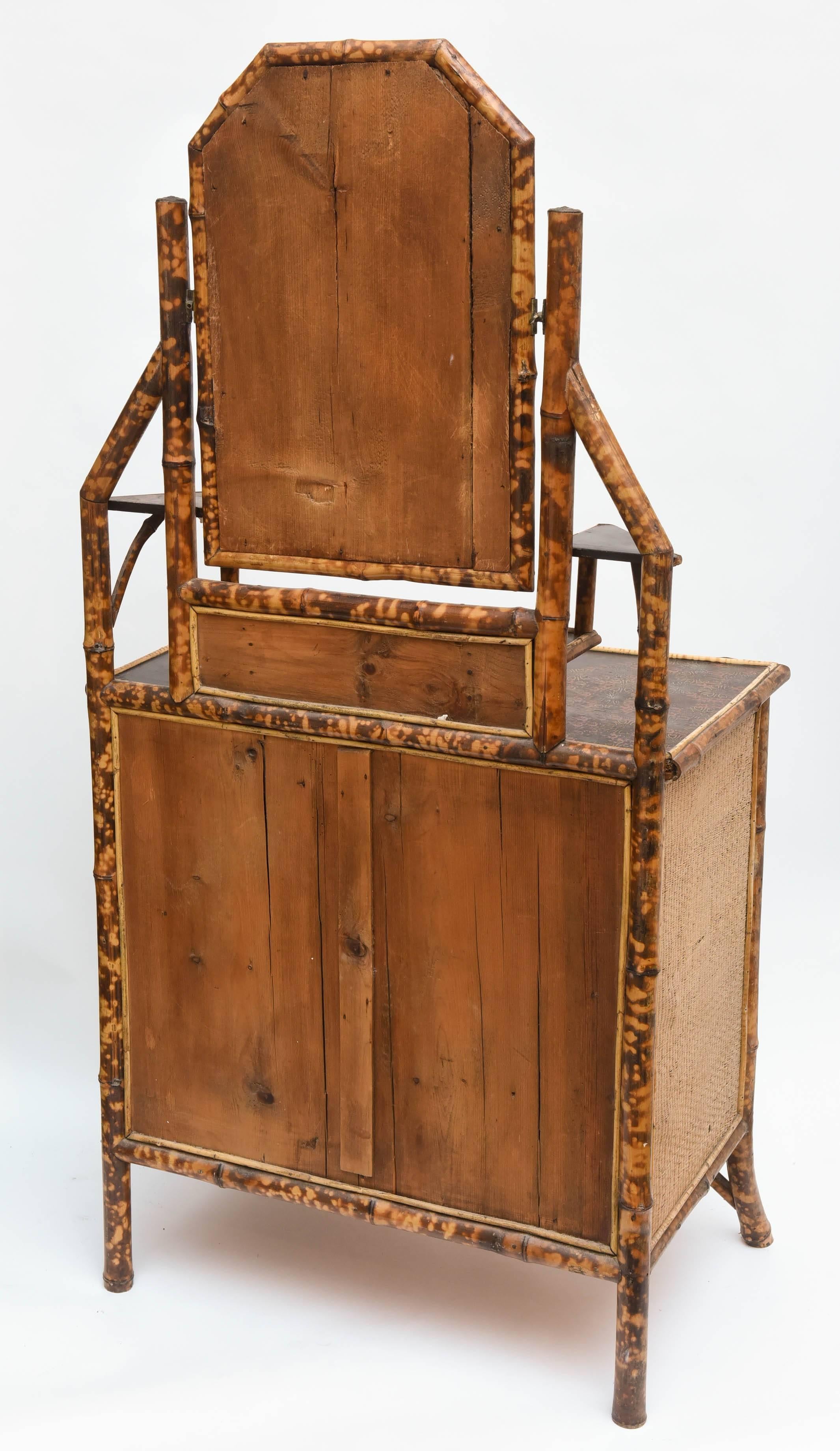 19th Century English Bamboo Dresser 6