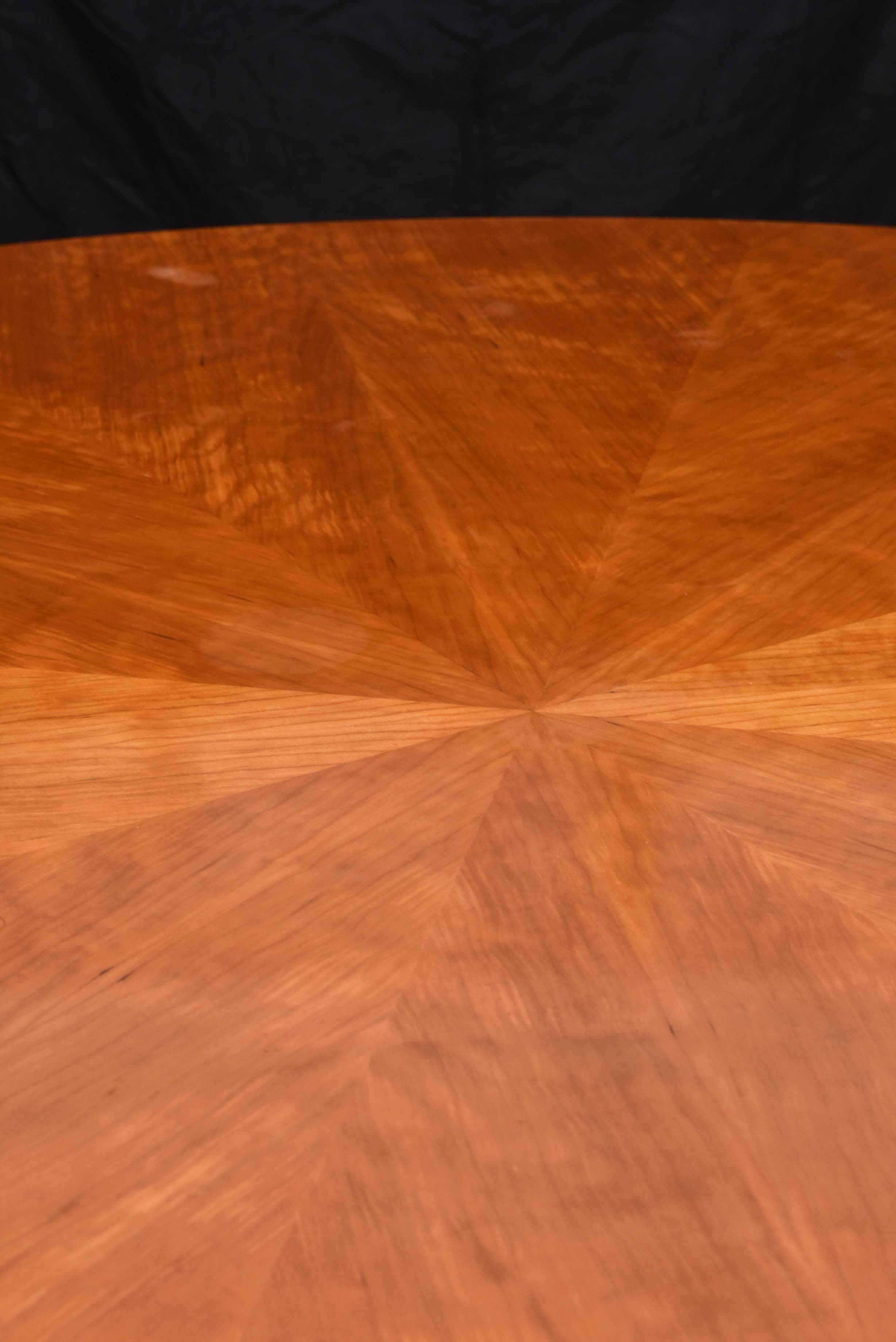 Scandinavian Modern Swedish Circular Large Dining Table, Klaus Wettergren, 1970s For Sale