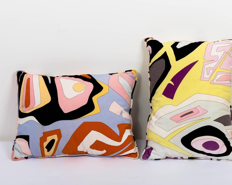 Pair of Vintage Pucci Pillows by Funky Finders at 1stdibs