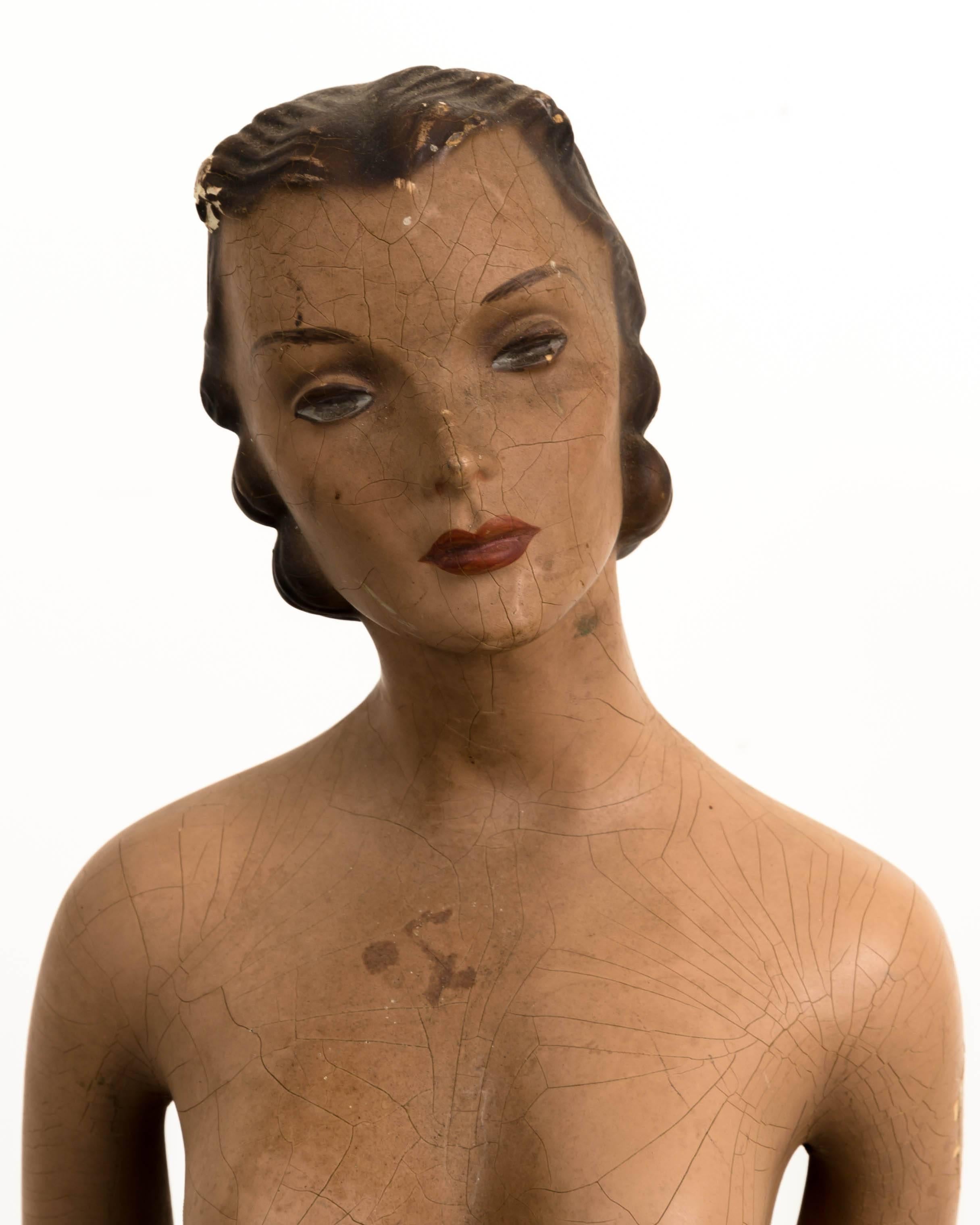 1940s Store Display Lady, Mannequin For Sale 3