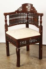 Pair of Moroccan Corner Chairs