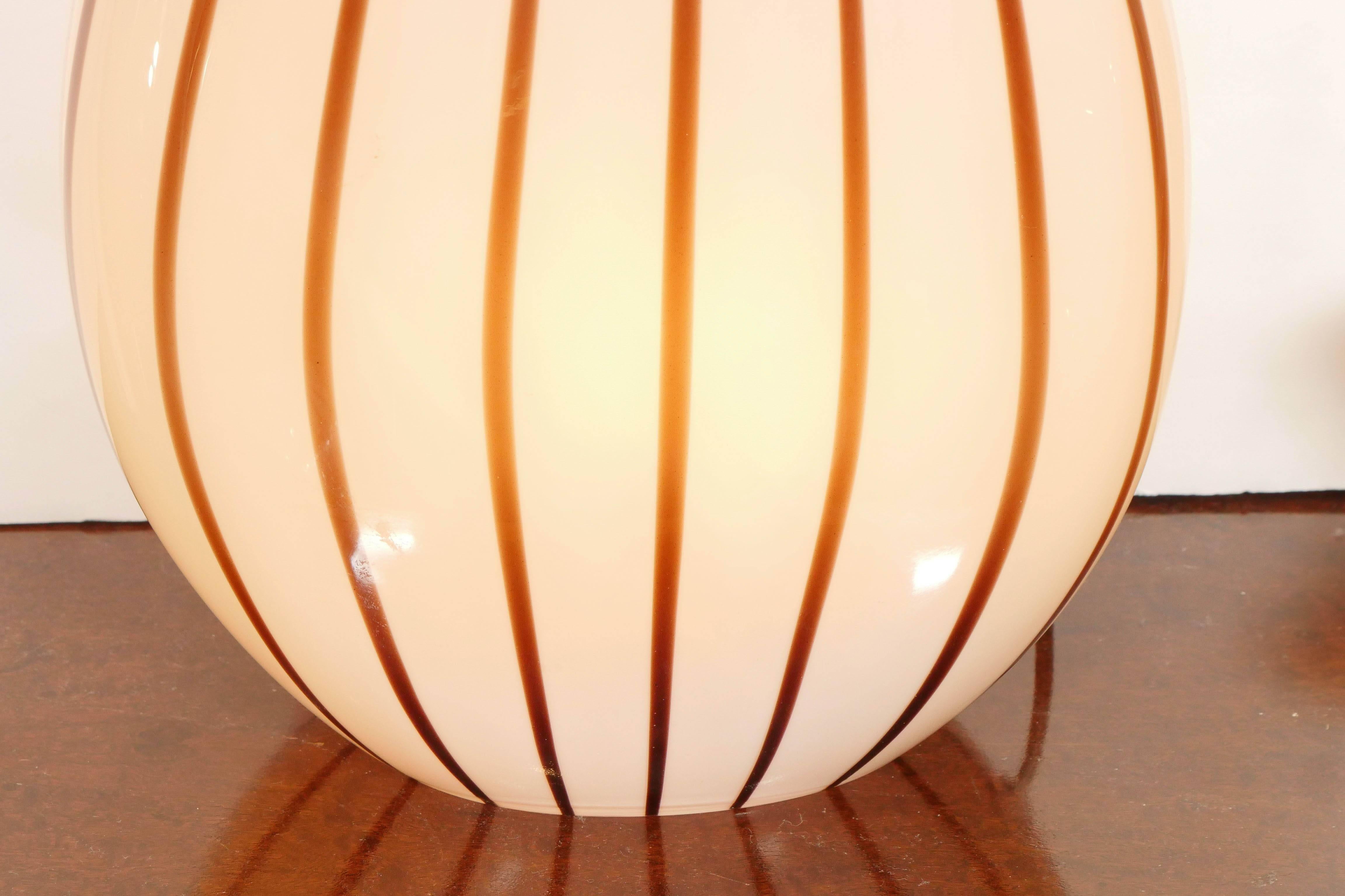 Italian Table Lamp, Murano, Glass