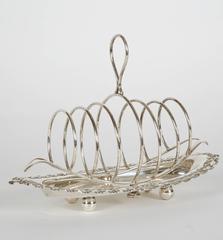 Vintage English Silver Toast Rack