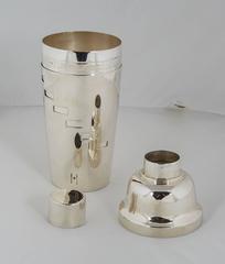 Vintage Hotel Silver Recipe Cocktail Shaker