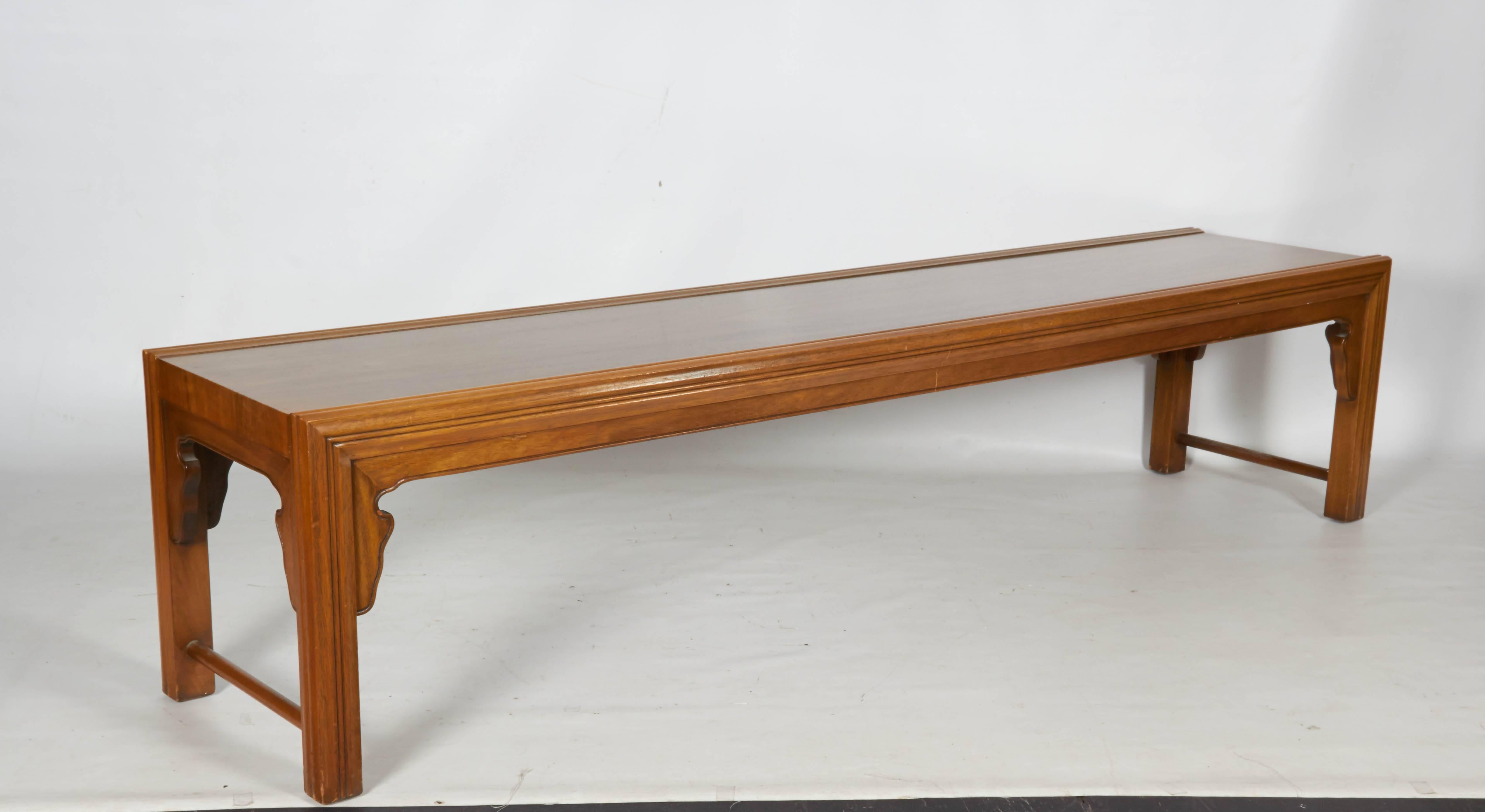 Mid-Century Modern Decorative Modern Coffee Table or Bench by Bert England for Widdicomb For Sale