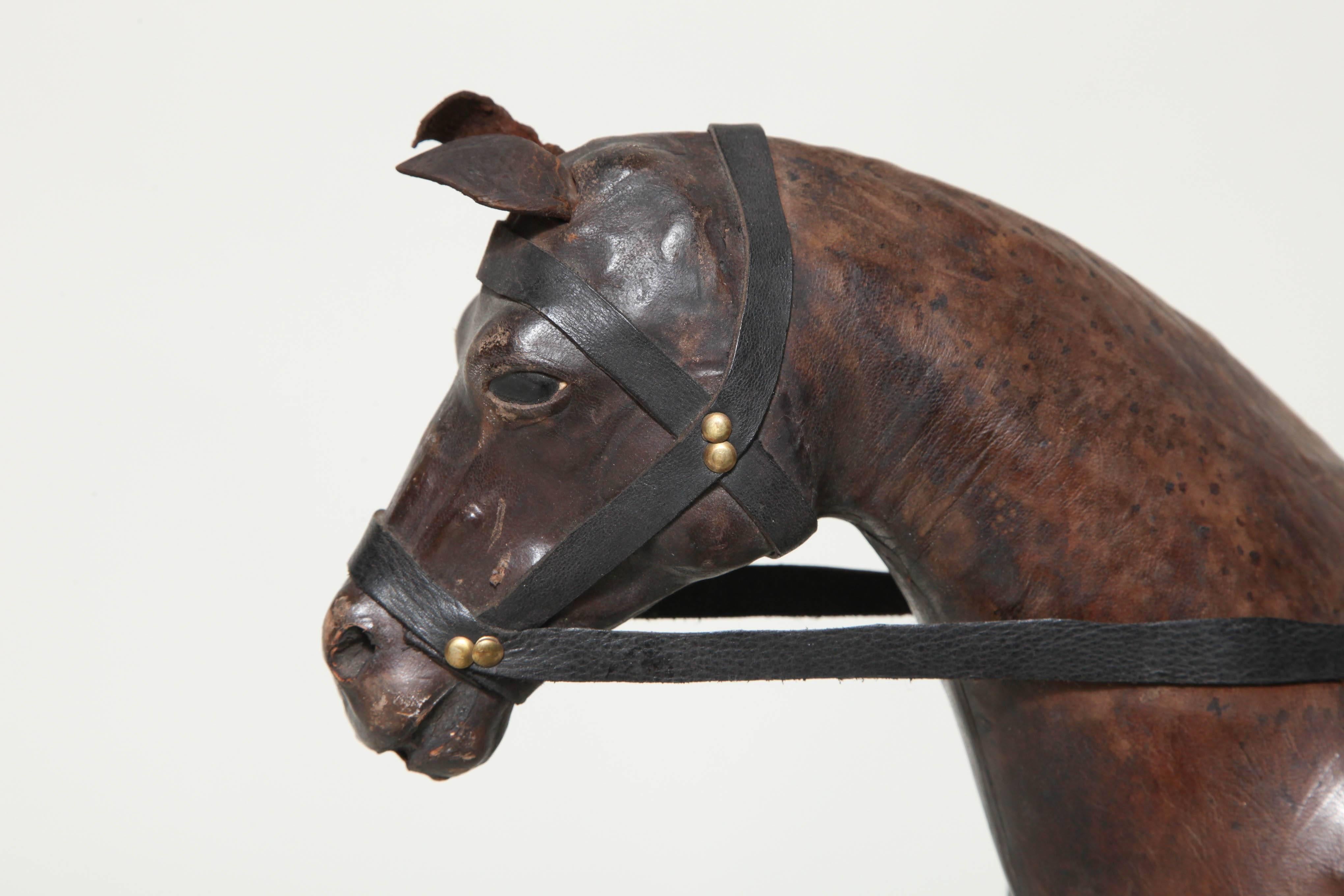 English Decorative Leather Horse