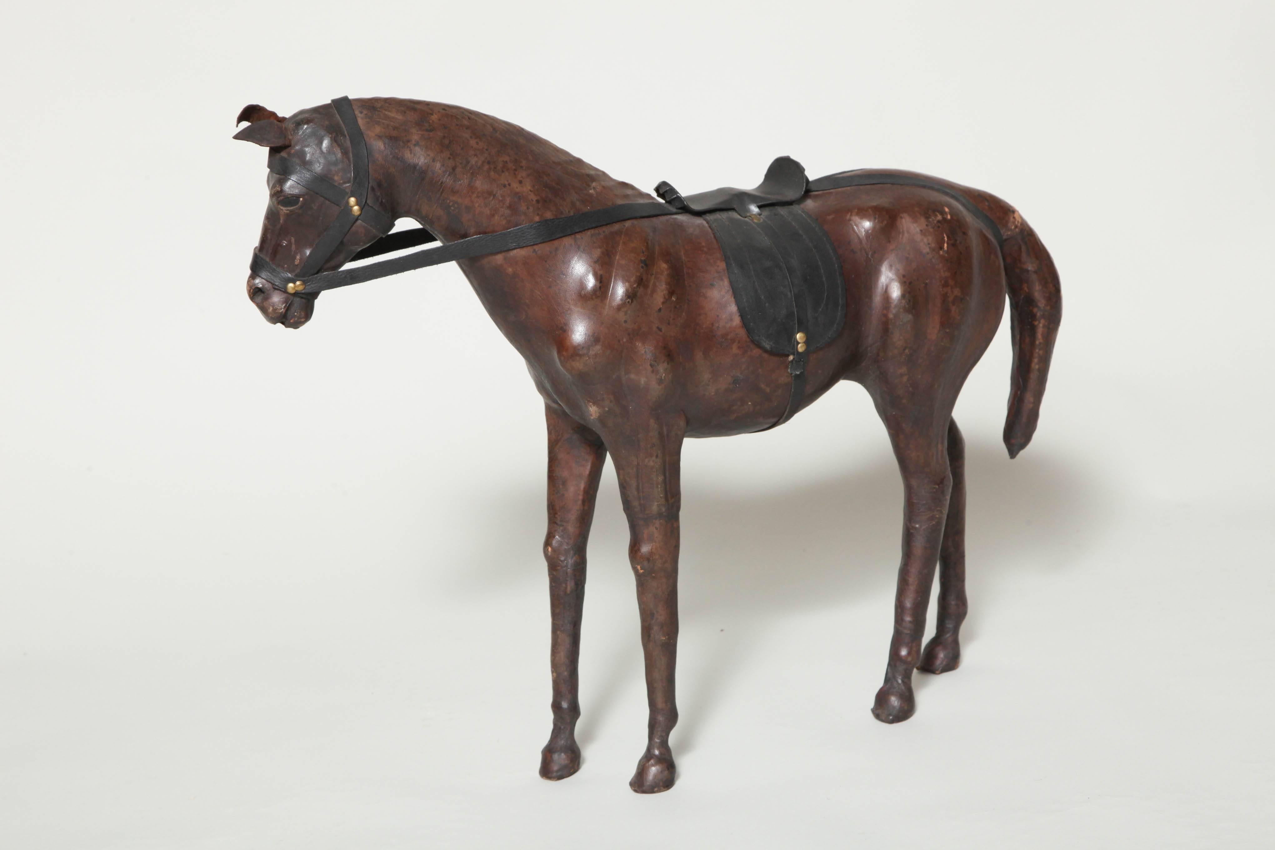 Mid-20th Century Decorative Leather Horse
