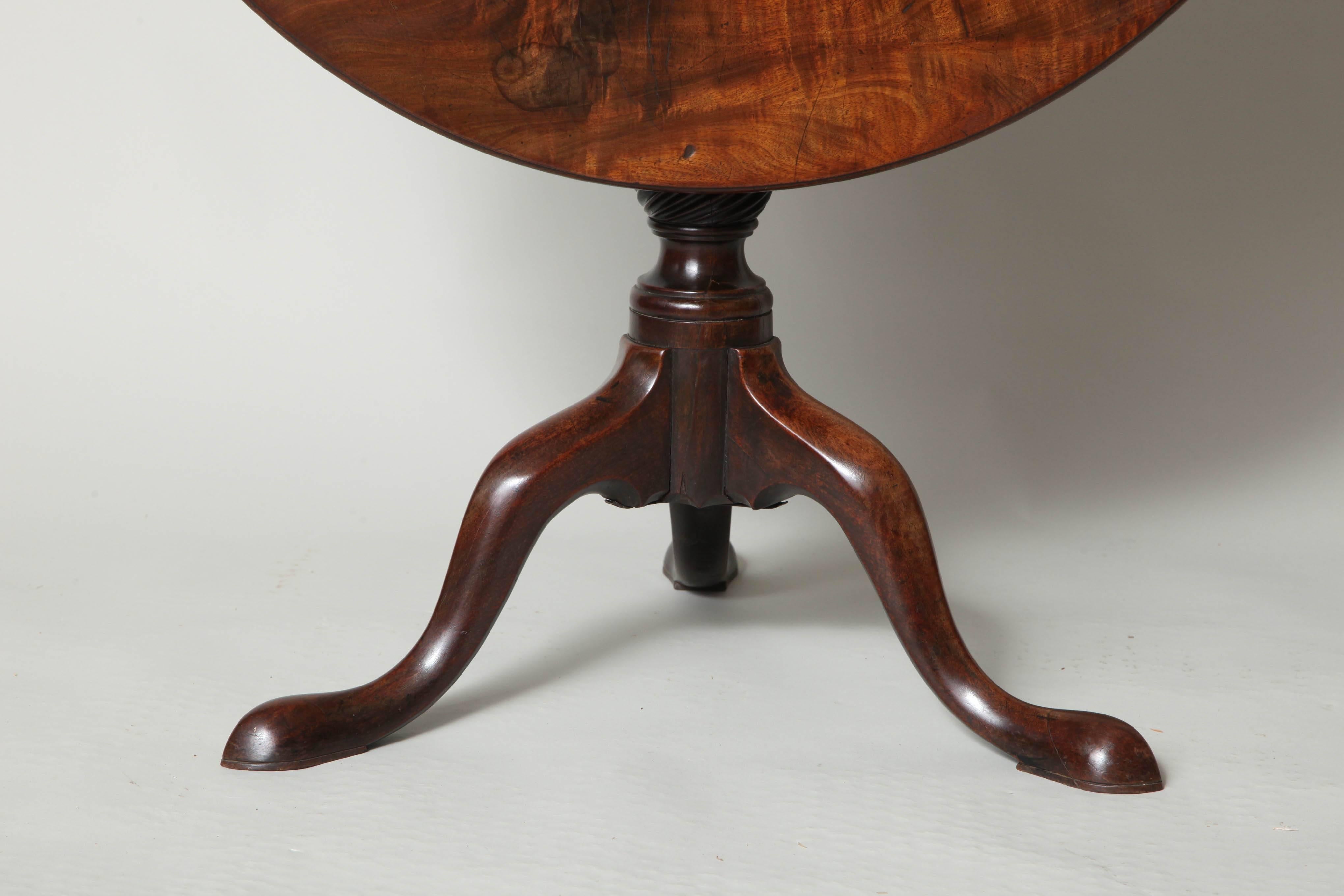 George III Elegant 18th c. English Tea Table