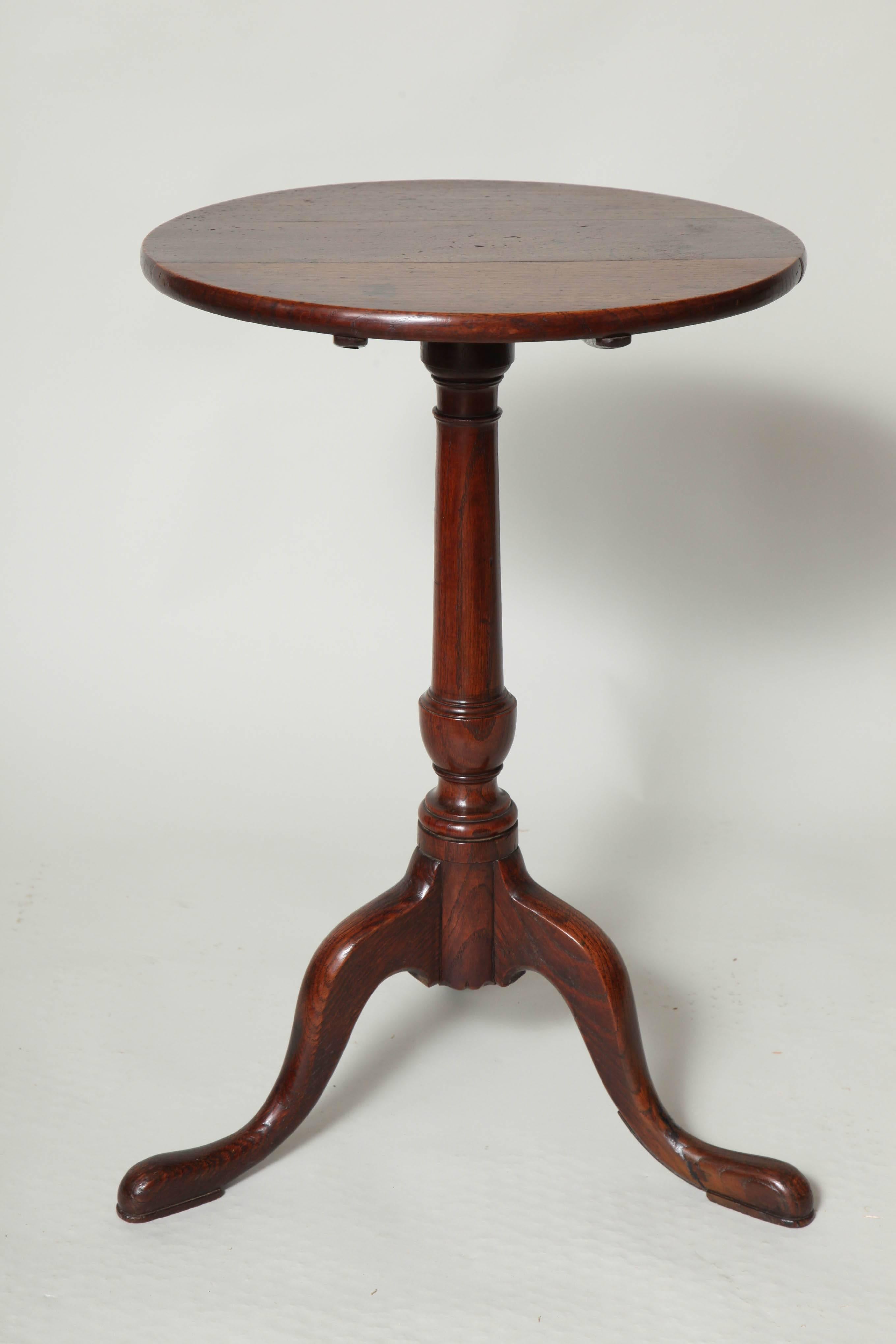 18th Century English Oak Wine Table 4