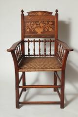 Rare Mid-19th Century Prussian "Vierlander" Armchair