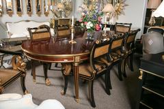 Maison Jansen Louis XVI Style Bronze-Mounted Three-Leaf Dining Table