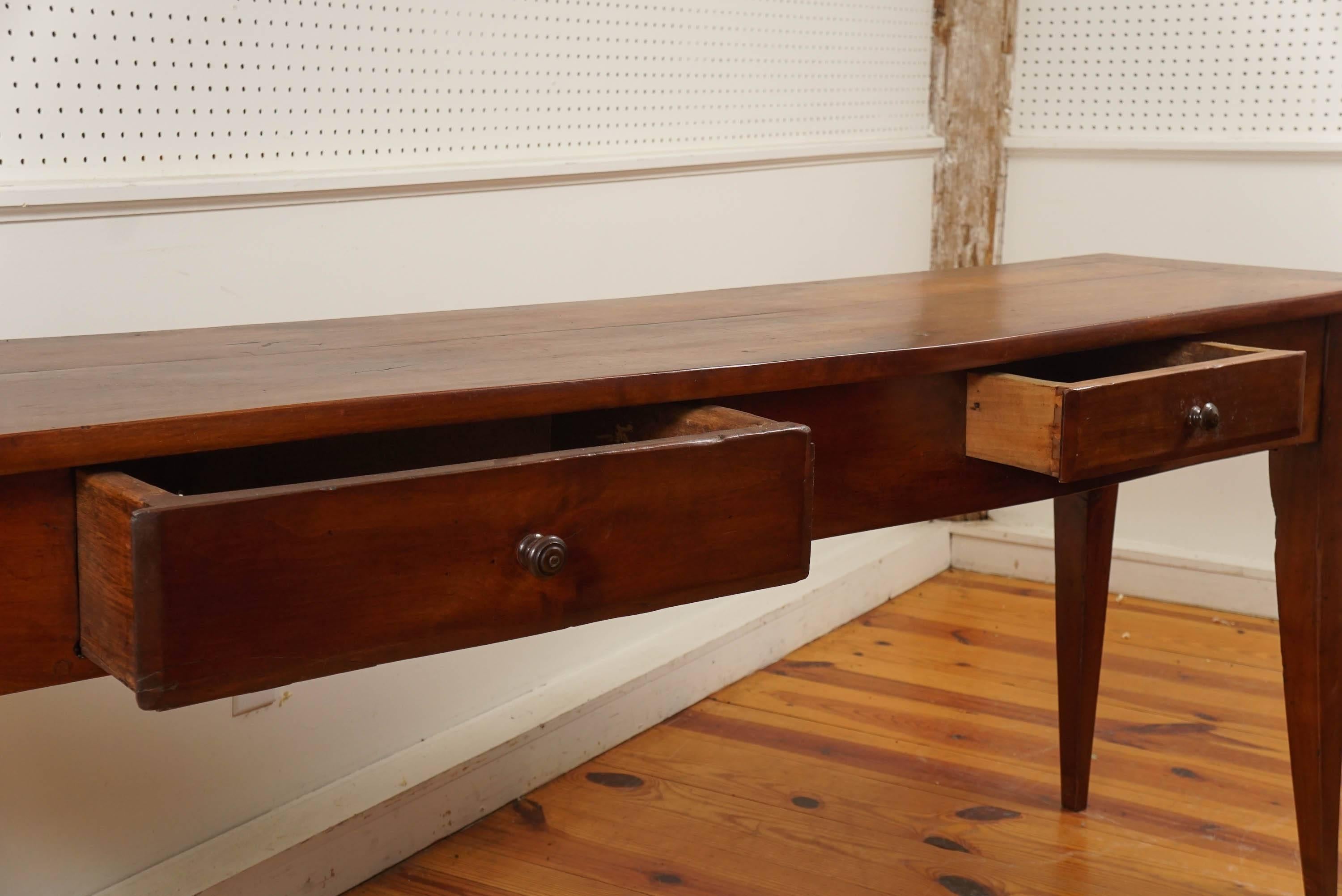 Mid-19th Century Cherry Serving Table