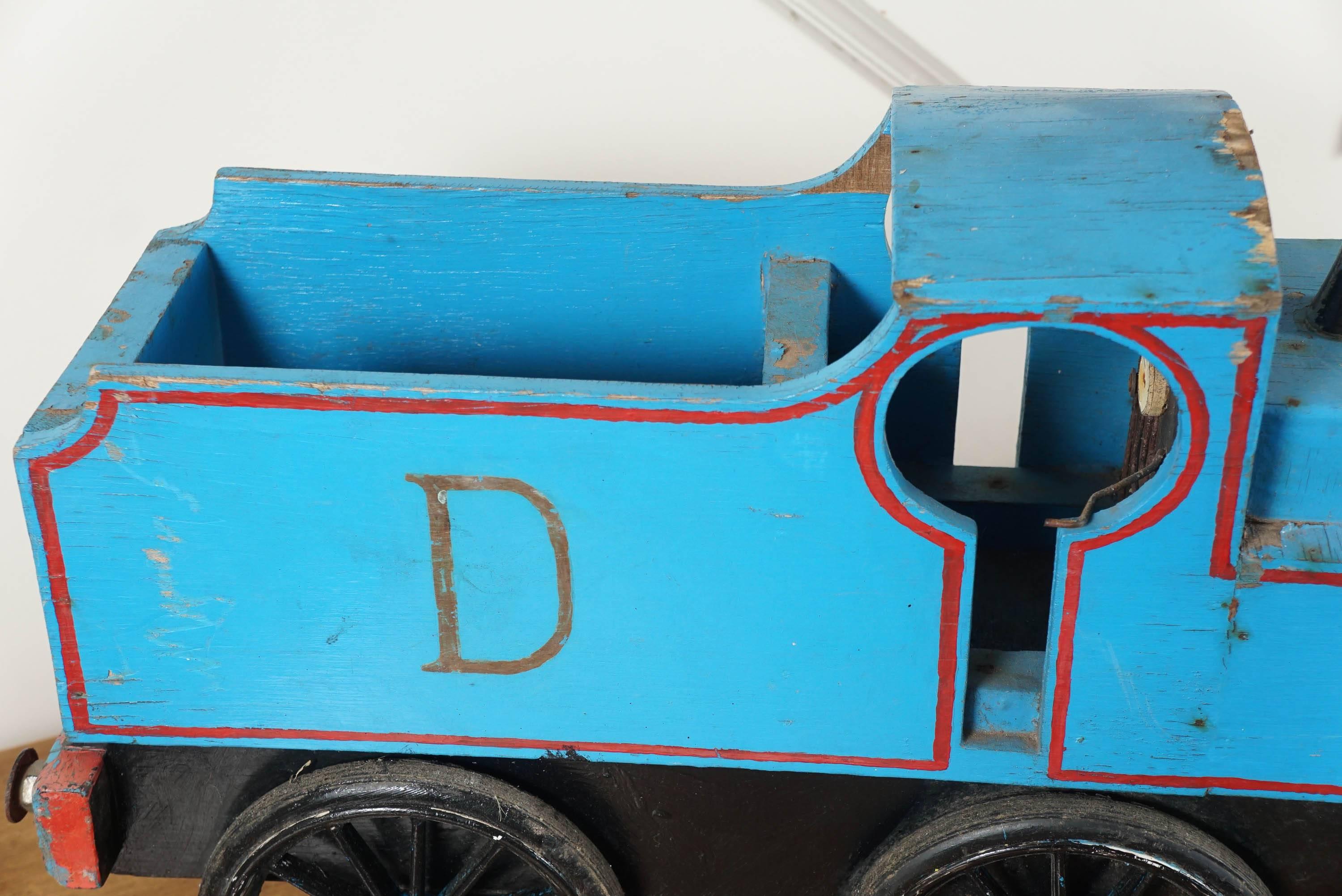 English Blue Toy Train