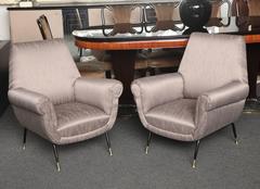 Pair of Armchairs Made in Milan, 1955