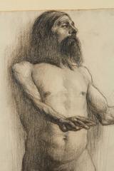 Study of Male Nude, Italian, 19th Century
