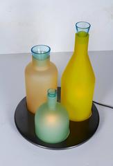 Bacco 1-2-3 Lampe de table italienne en verre de Murano