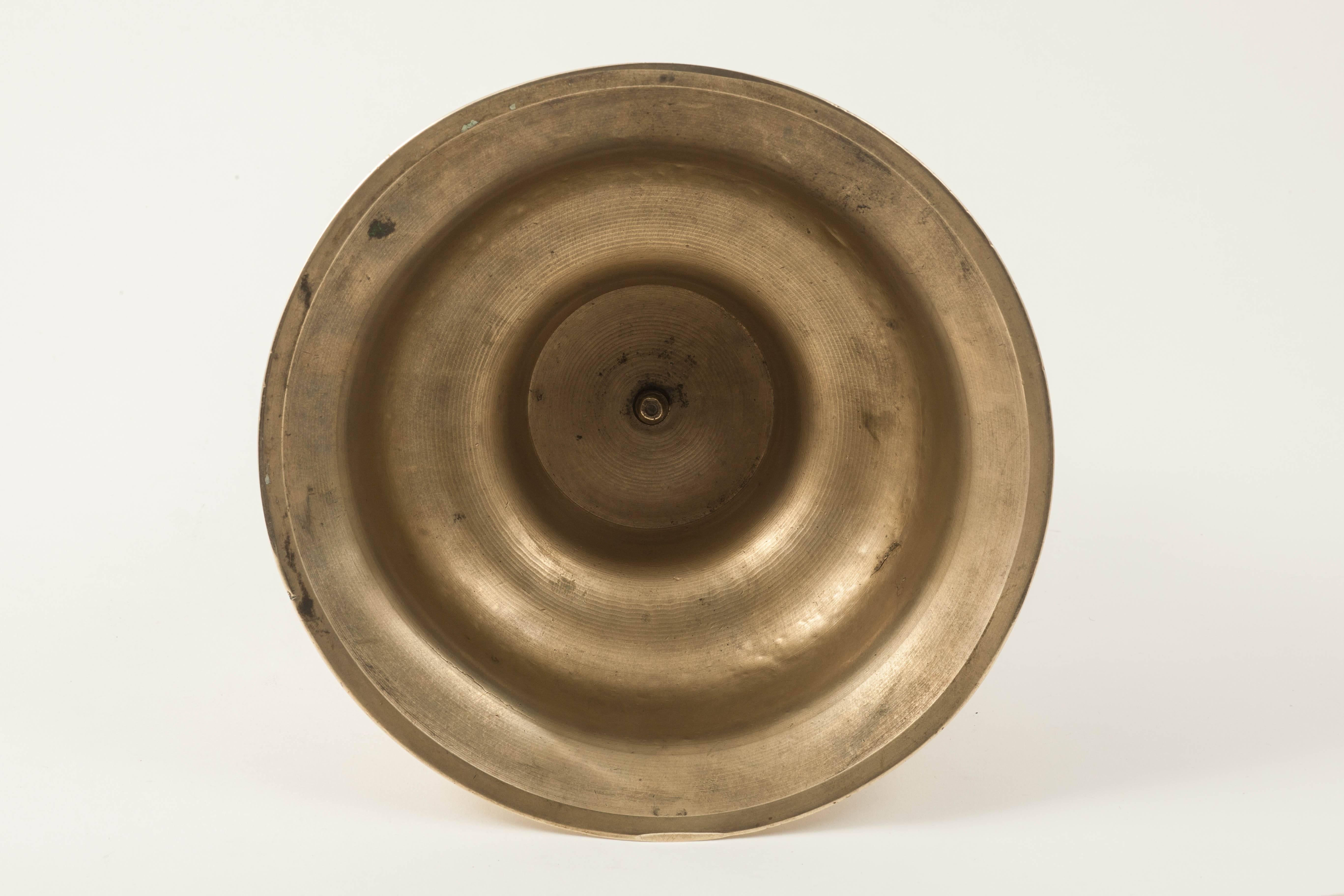Cast 17th Century Brass Nuremberg Candlestick, circa 1680