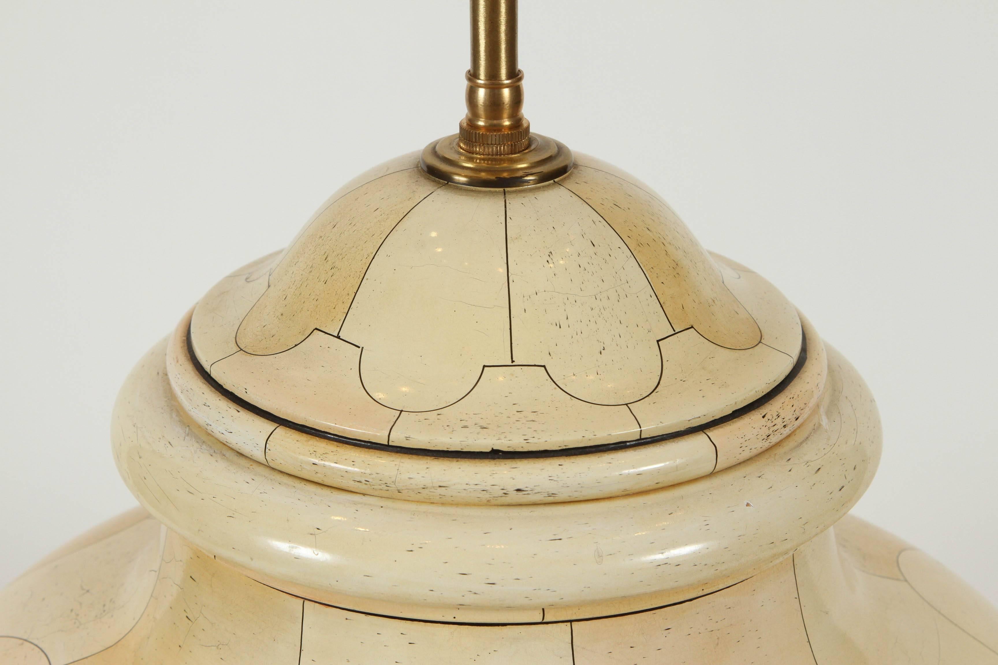 Painted Maison Jansen Lamps In Excellent Condition In Los Angeles, CA