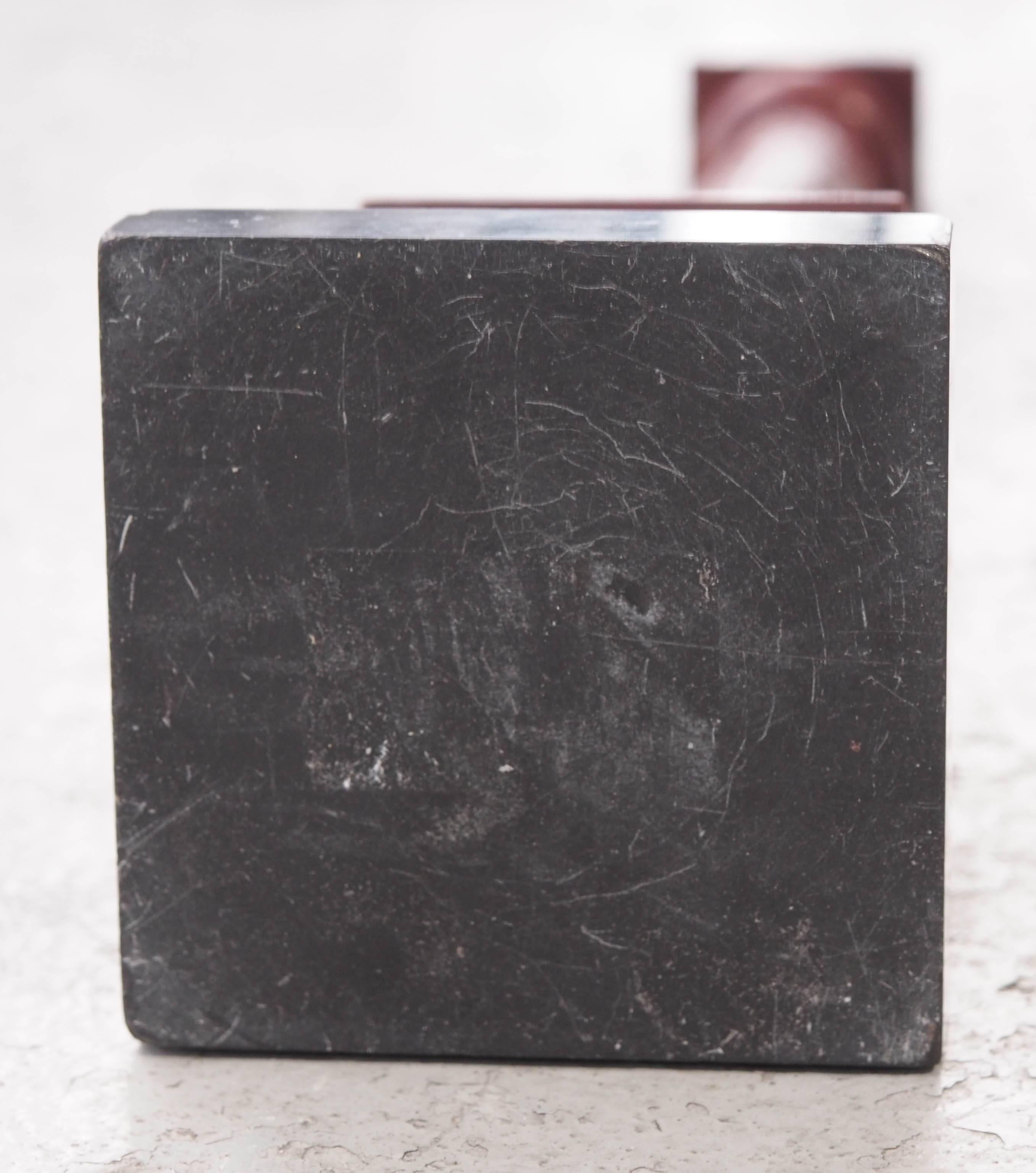 Three Rouge Marble and Bronze Tajan Column Grand Tour Souvenirs For Sale 1