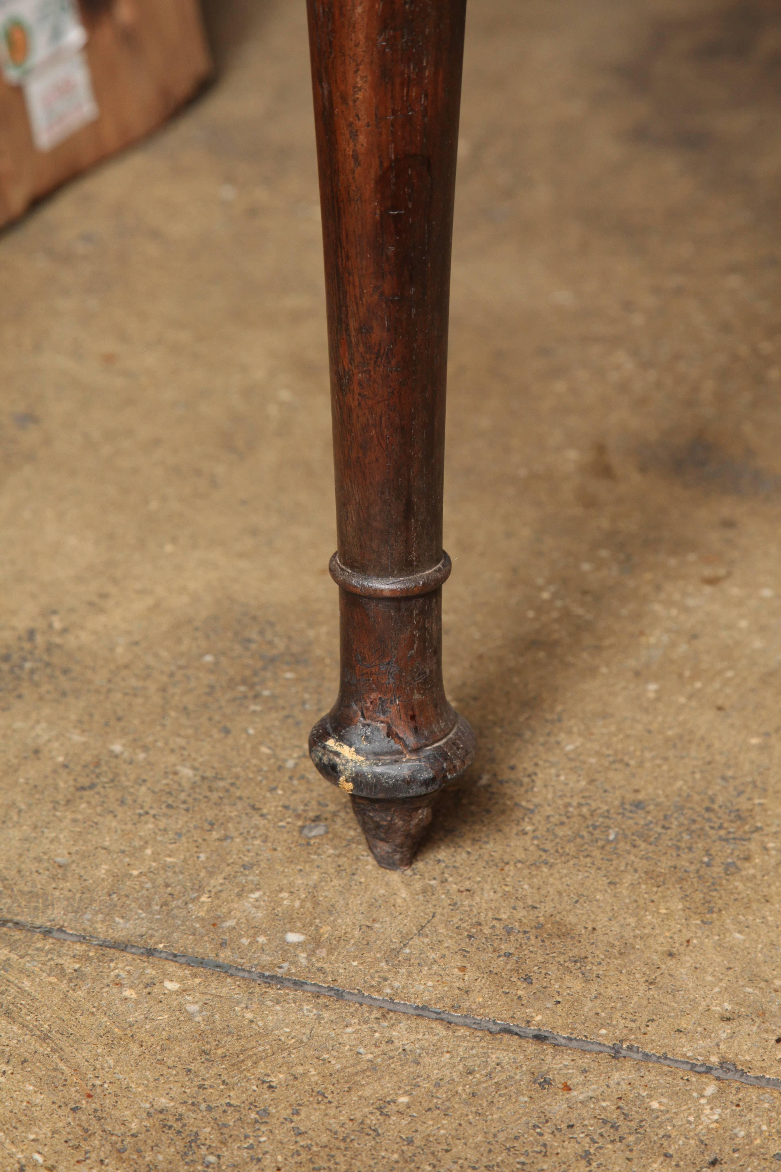 Dutch Colonial Teak Wood Table from Indonesia, Early 20th Century 3