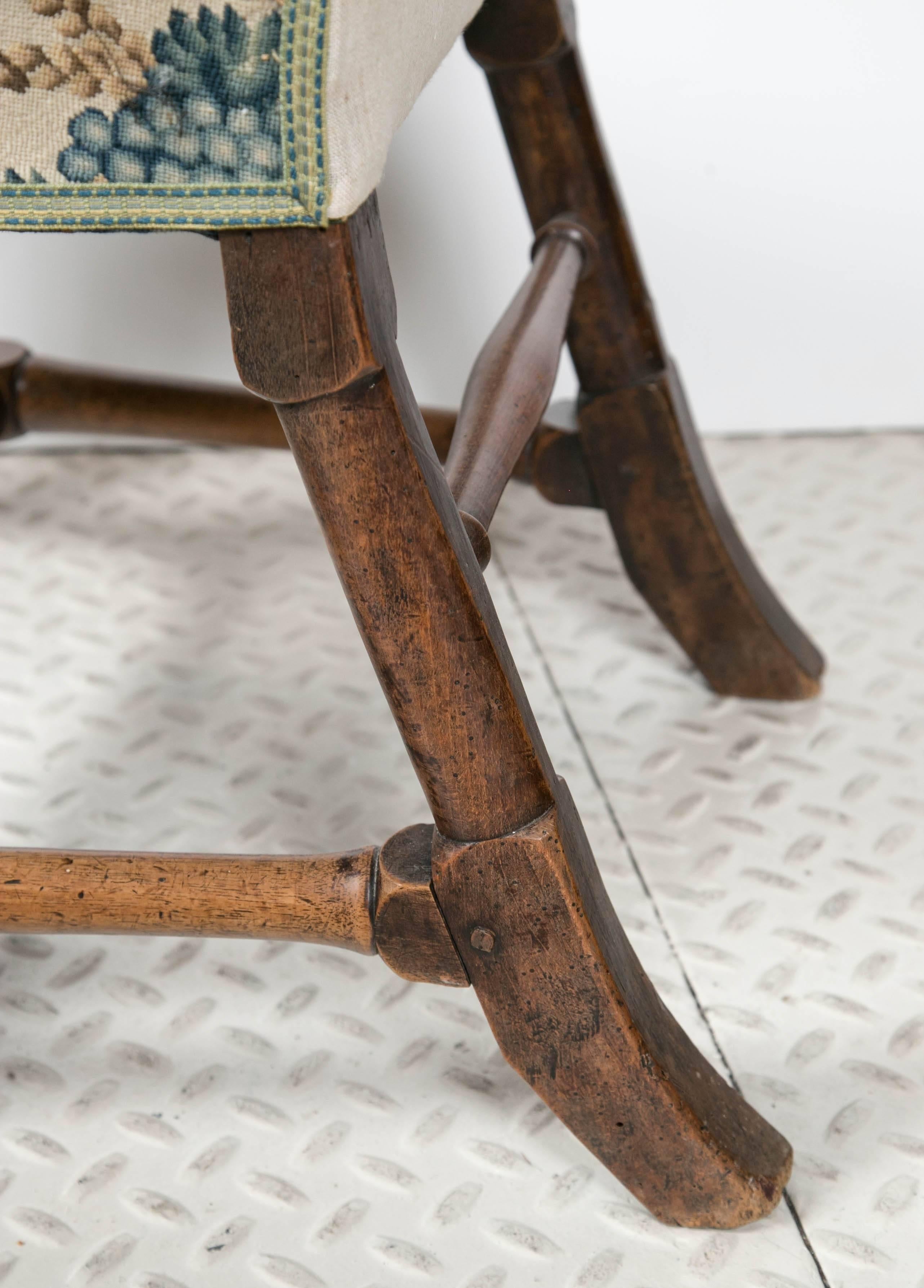 Walnut 18th Century Queen Anne Side Chairs 