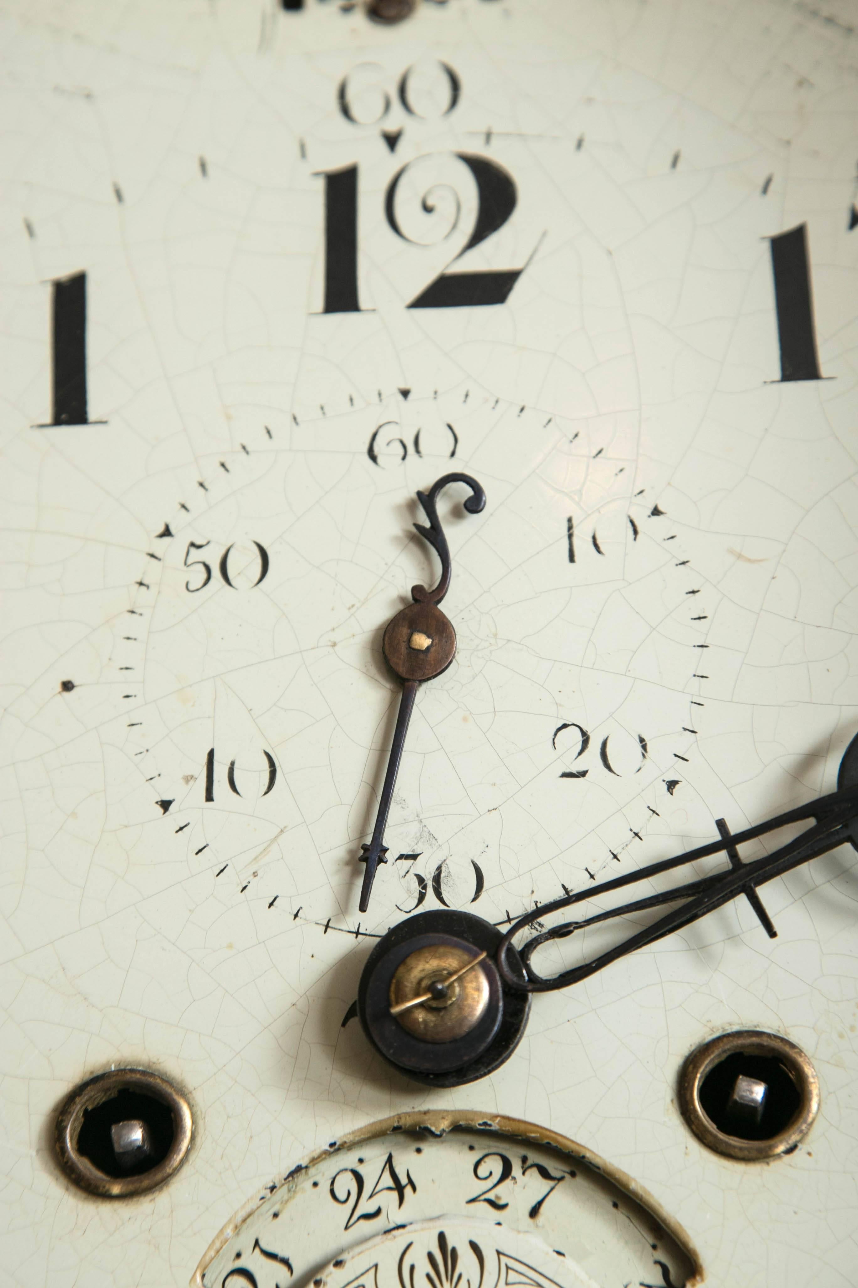 19th Century Empire Clock by A. Paris In Excellent Condition In Stamford, CT