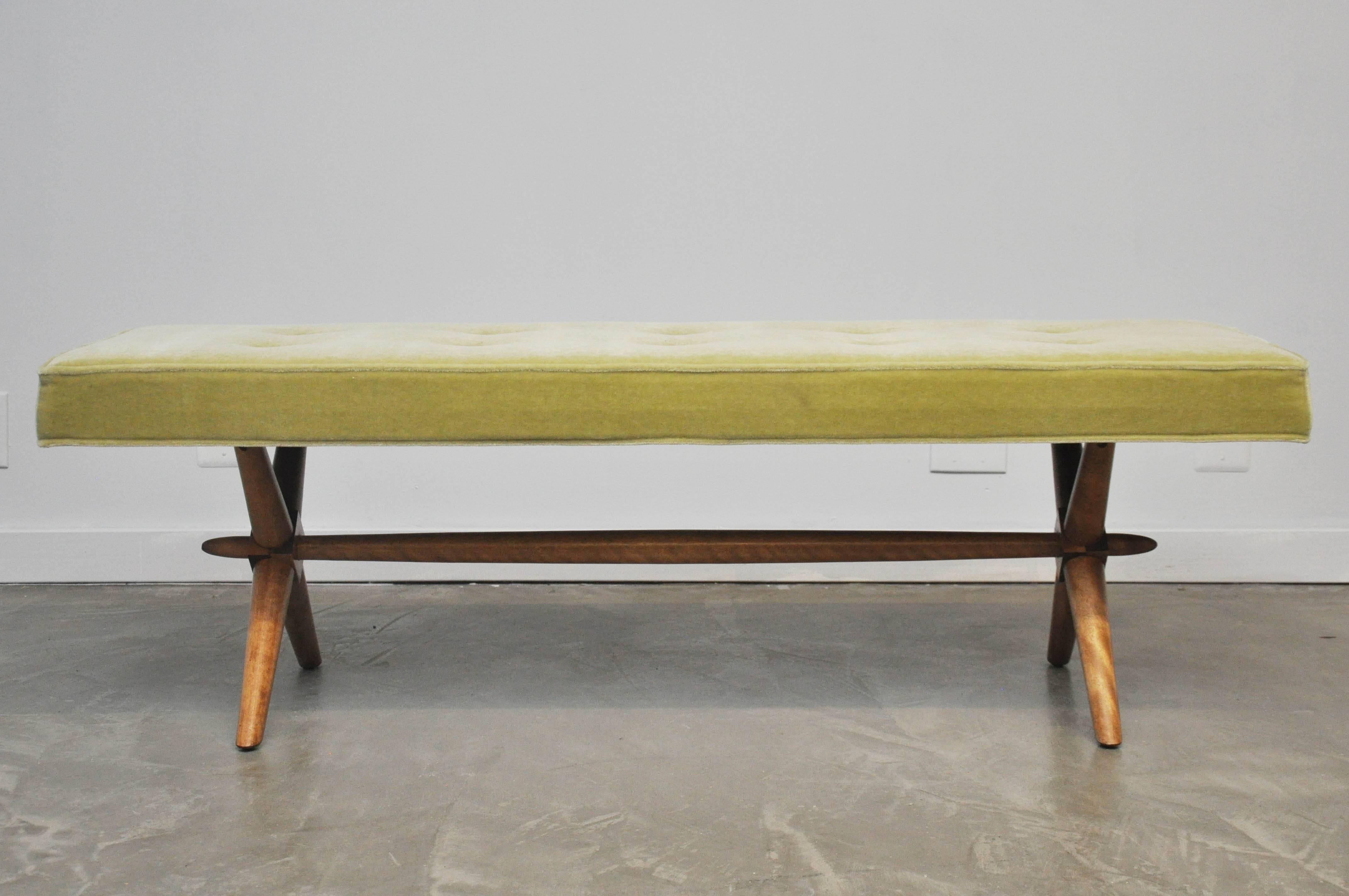 American T.H. Robsjohn-Gibbings X-Base Bench