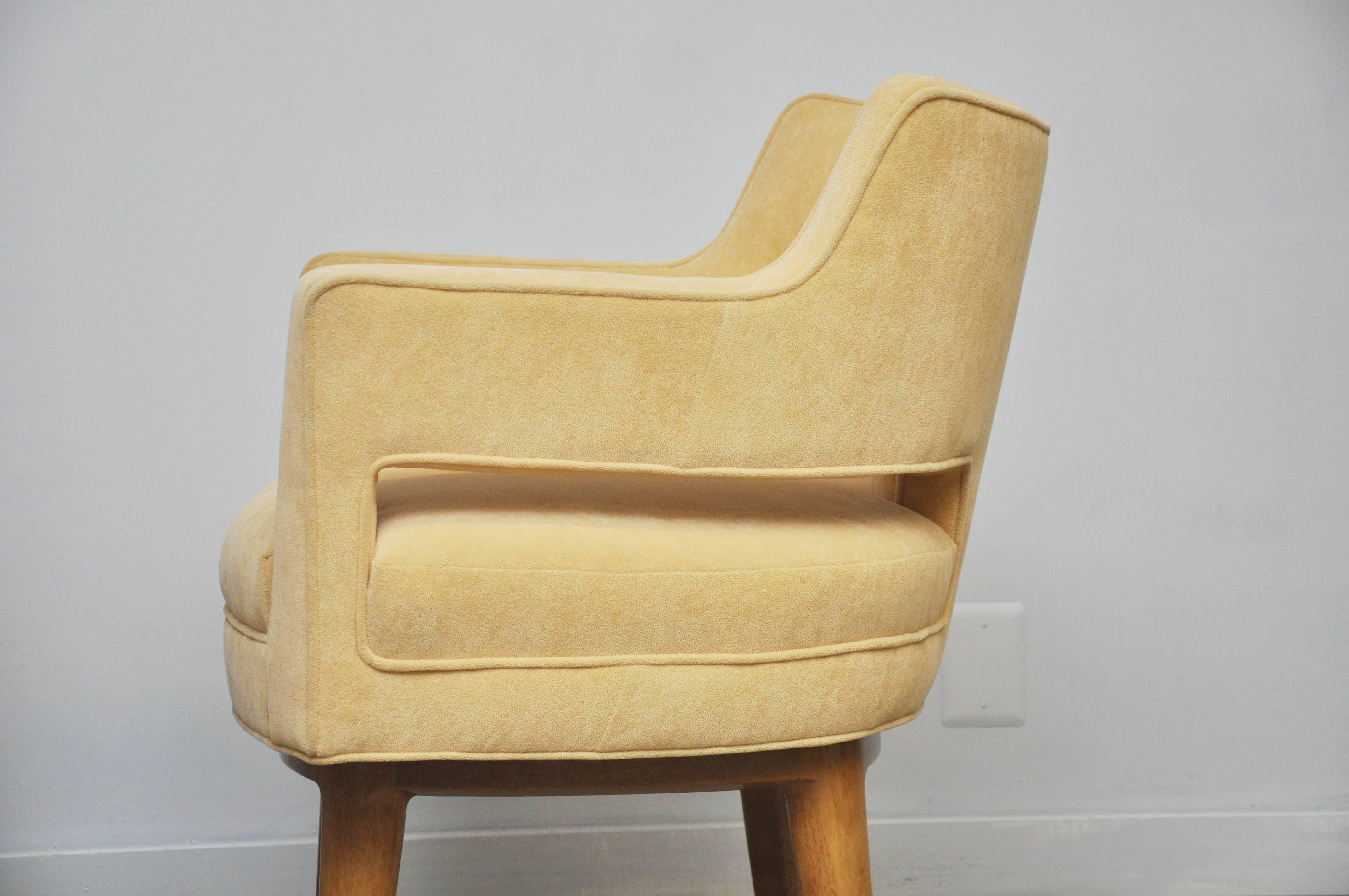 Dunbar Open-Arm Swivel Lounge Chairs by Edward Wormley 1