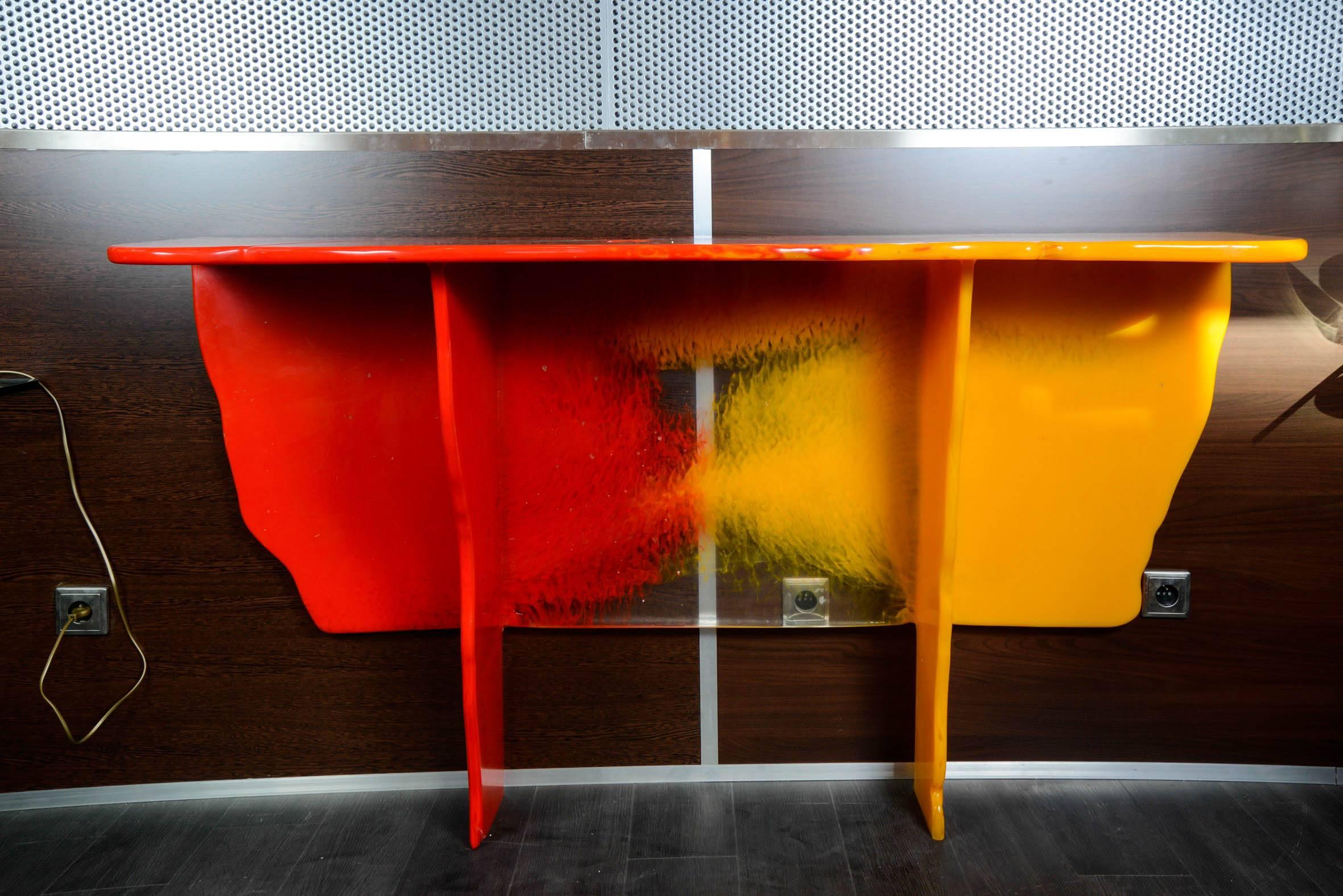 European One of a Kind Console by Gaetano Pesce