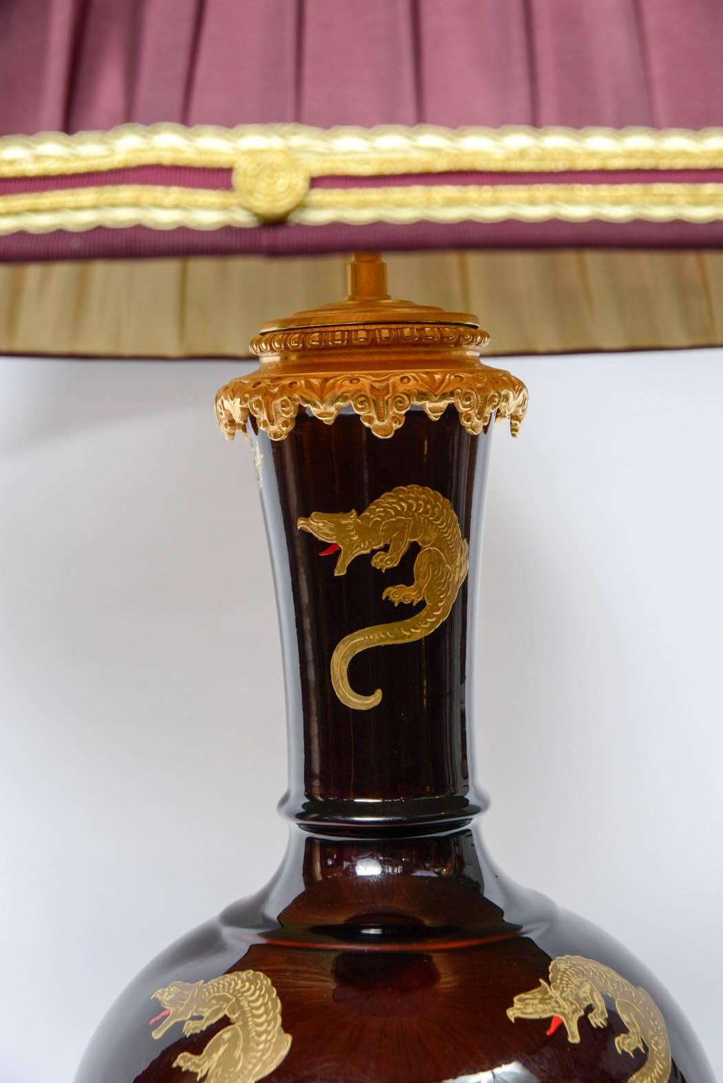 French Pair of Sèvres Tables Lamps For Sale