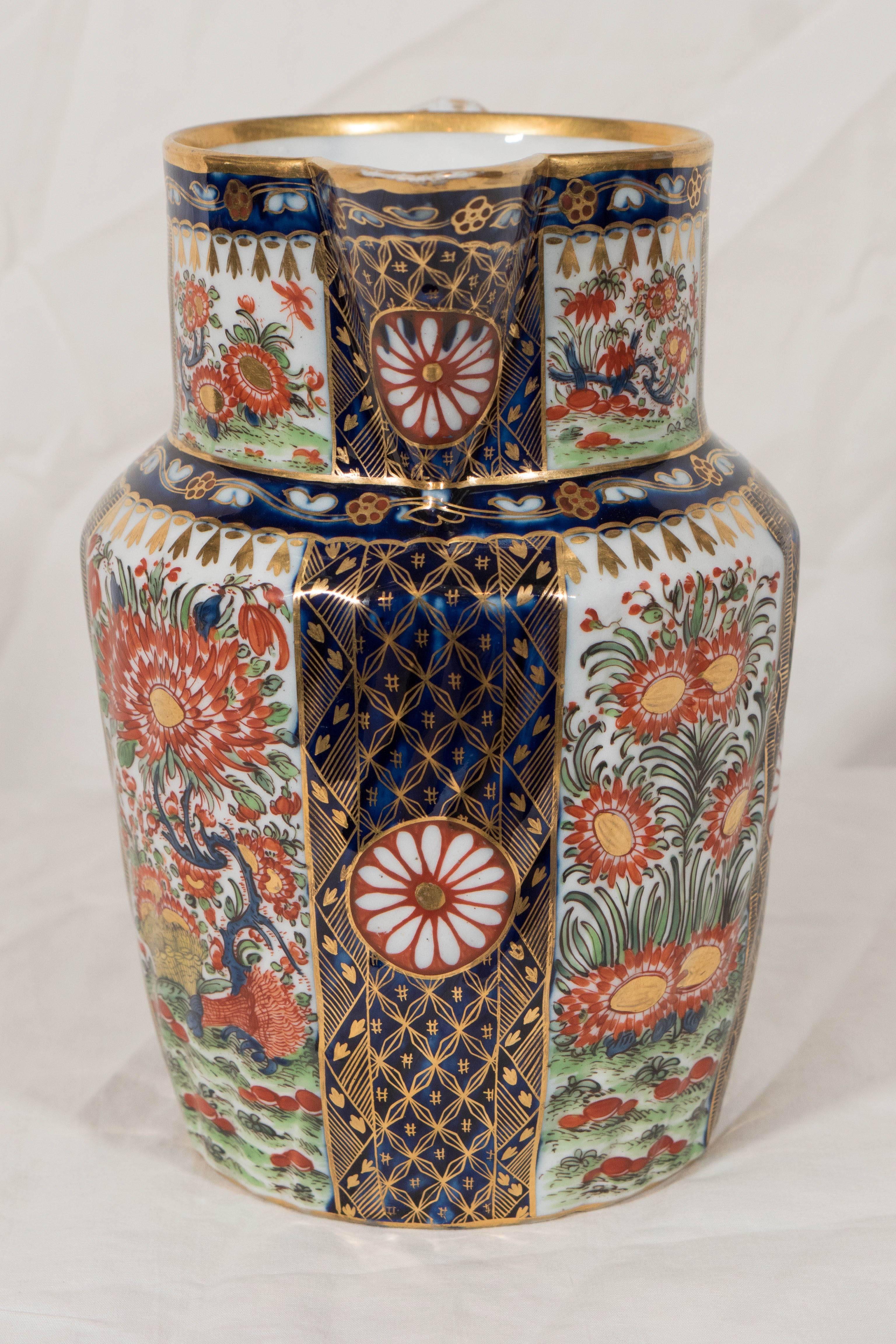 Chamberlain's Worcester Presentation Jug with Imari Design In Excellent Condition In Katonah, NY