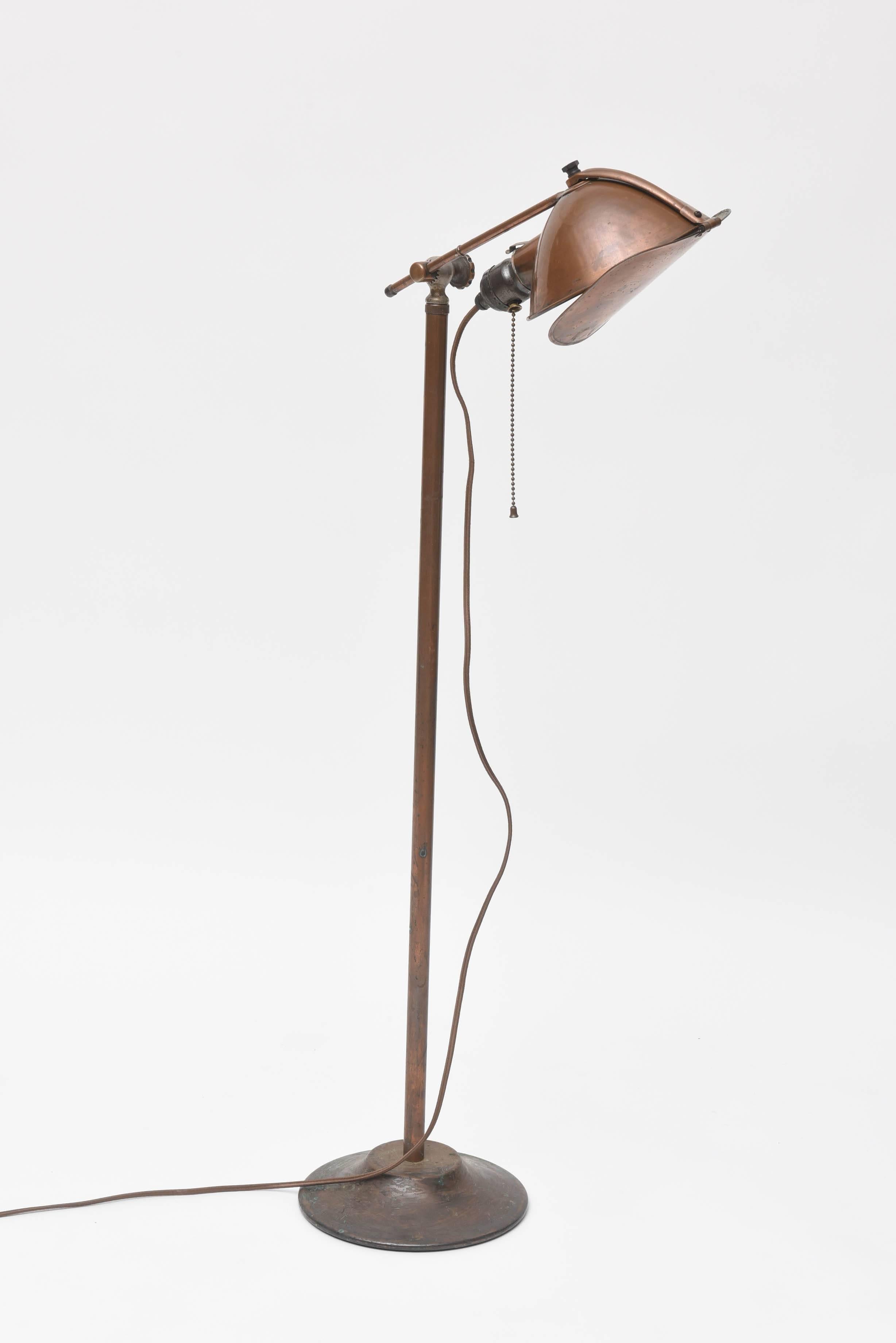 Early Copper Floor Lamp by Lyhne Lamp Company 3