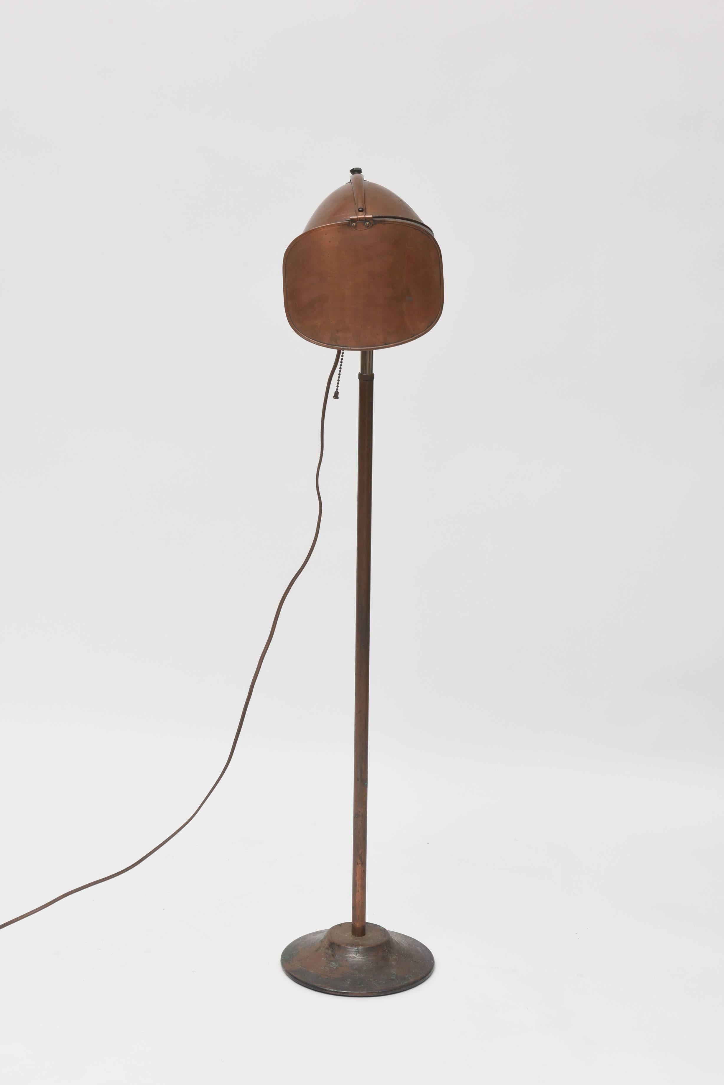 Early Copper Floor Lamp by Lyhne Lamp Company 4