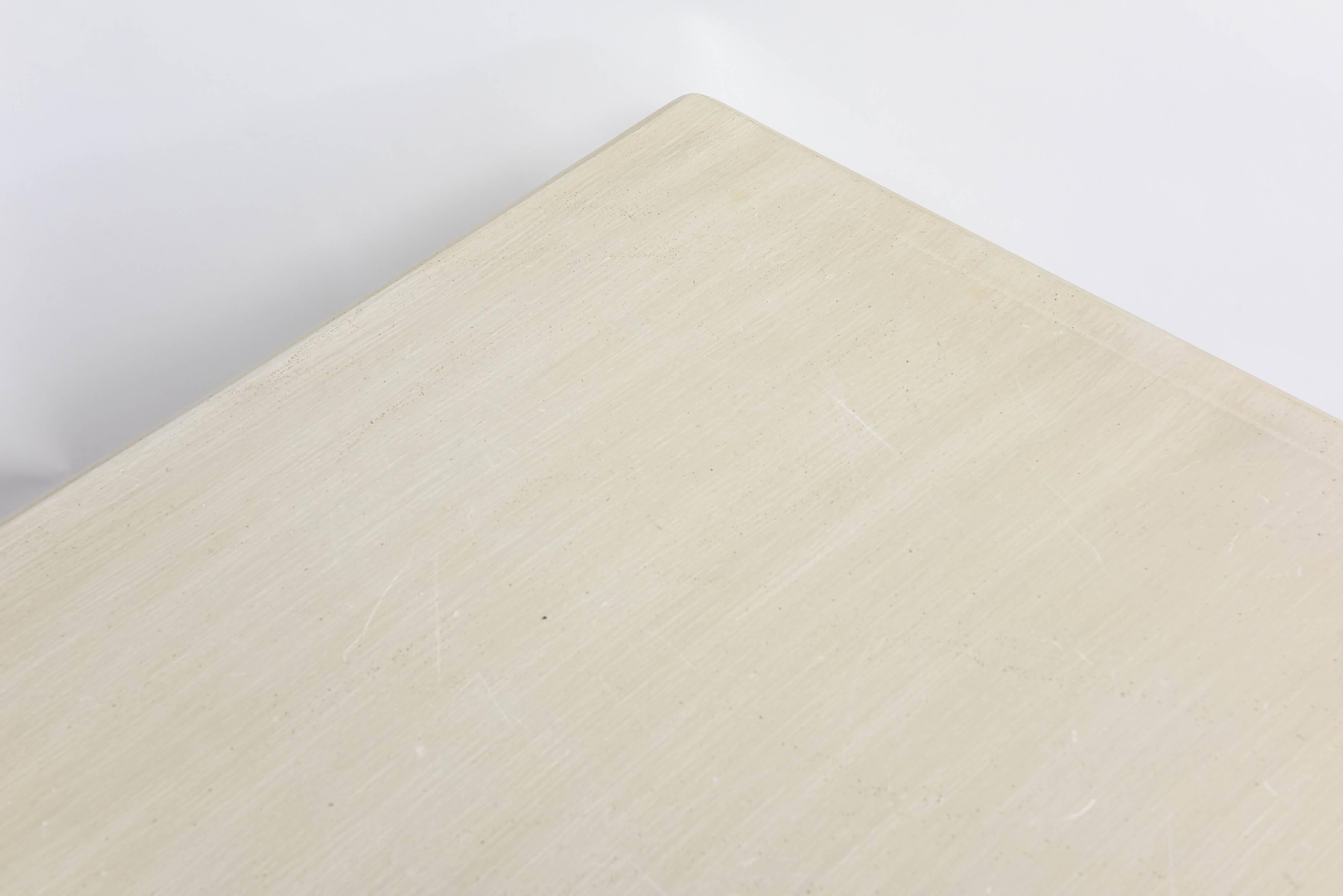 Faux Painted Ram's Head Side Table 4