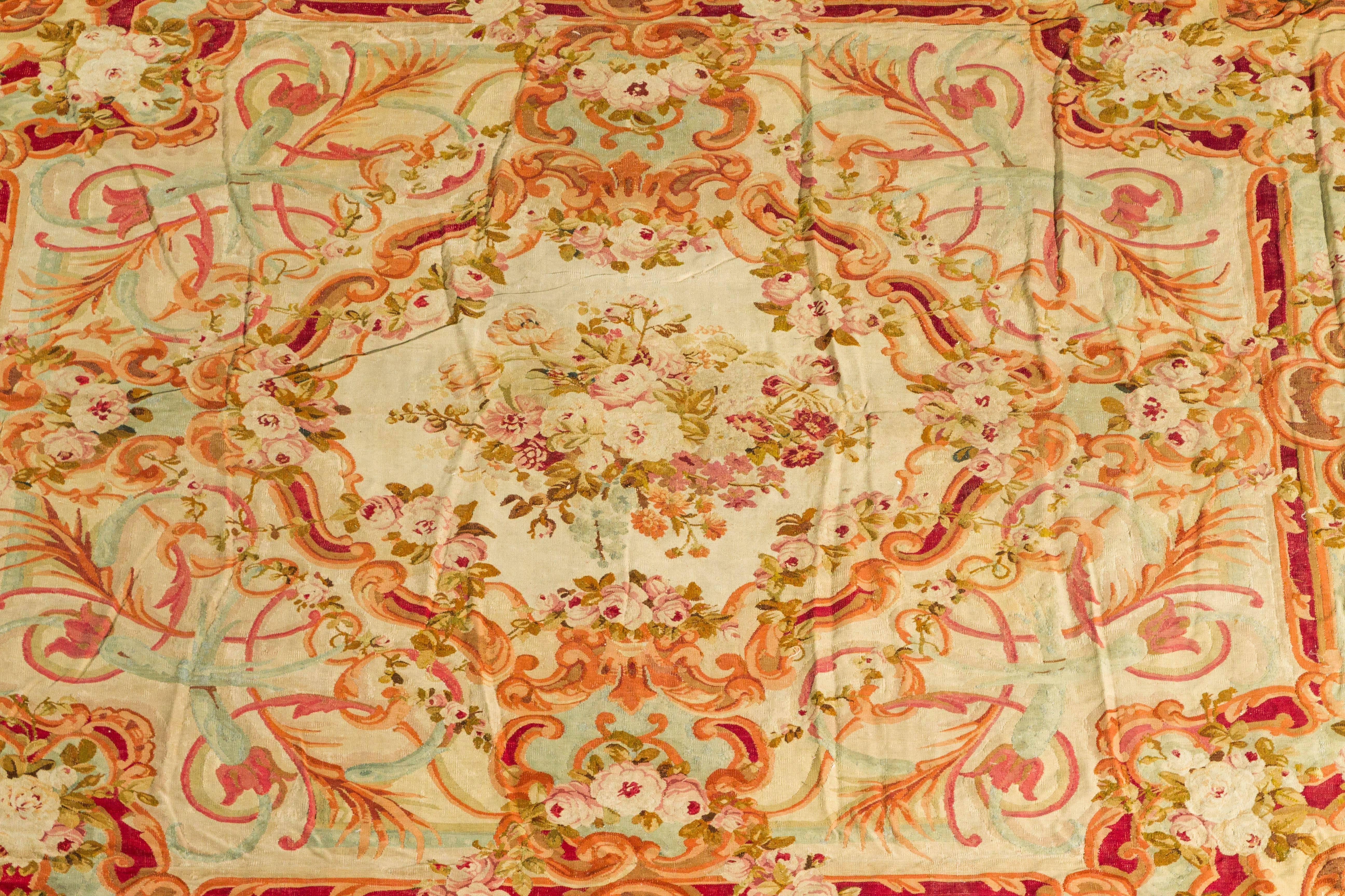 Aubusson French Rug For Sale 1