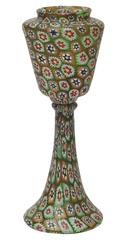 Fratelli Toso Multicolor Murano Glass "Murrine" Table Lamp, 1920s
