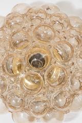 Helena Tynell Bubble Glass Wall Sconce in Amber for Limburg of Germany