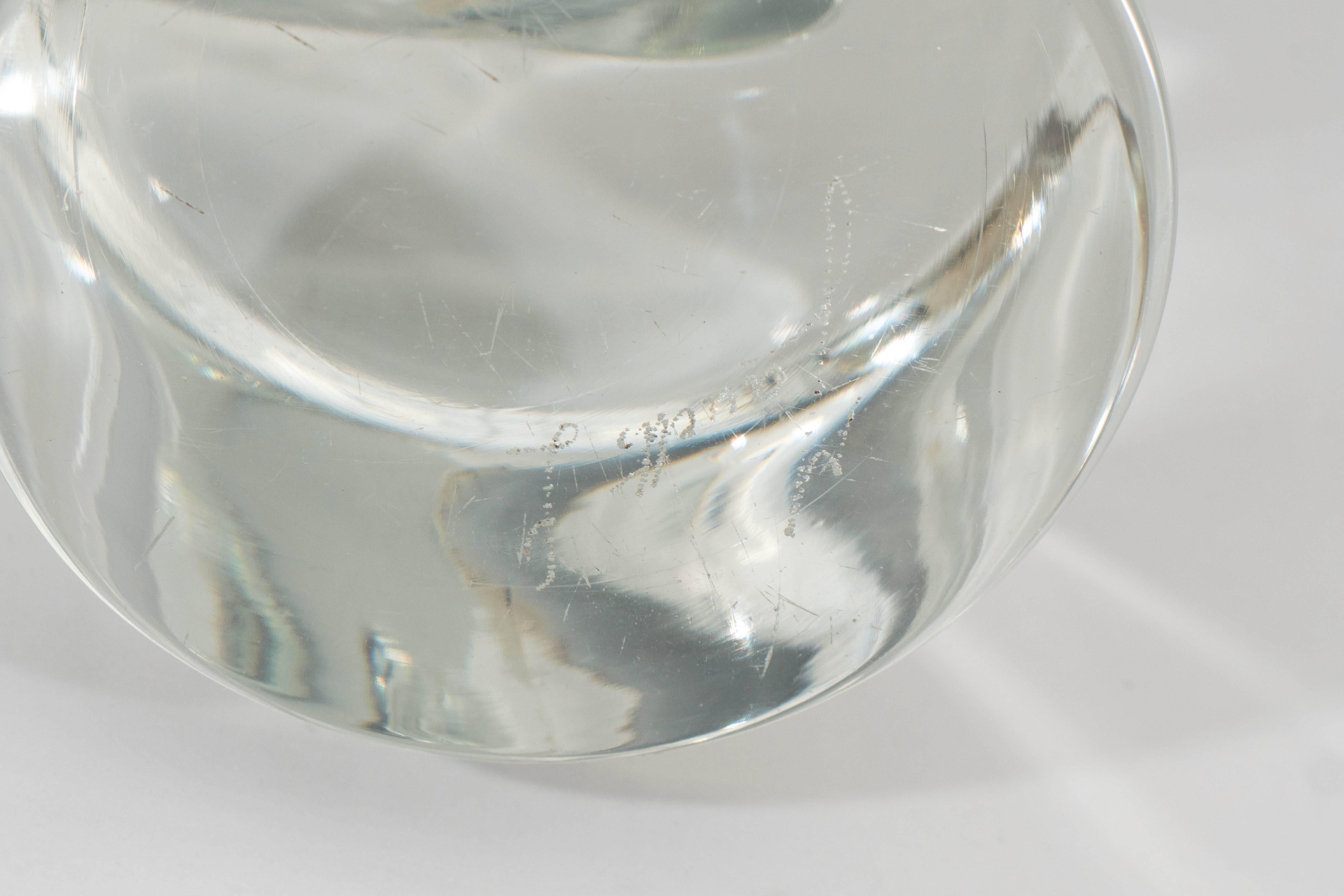Modern Murano Glass Abstract Sculpture of Mother and Child, Signed Zanetti