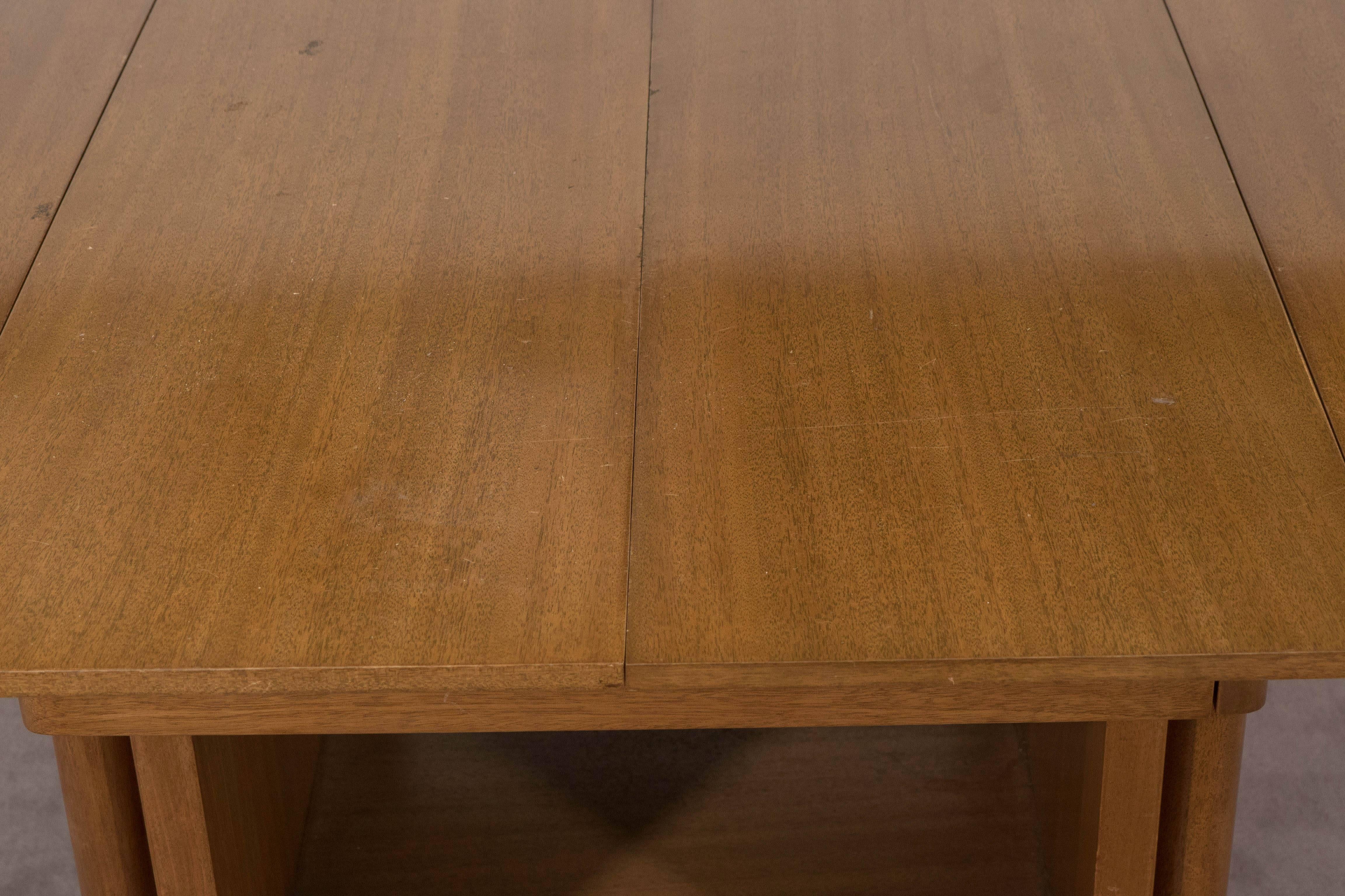 Wood Edward Wormley Extension Dining Table for Dunbar