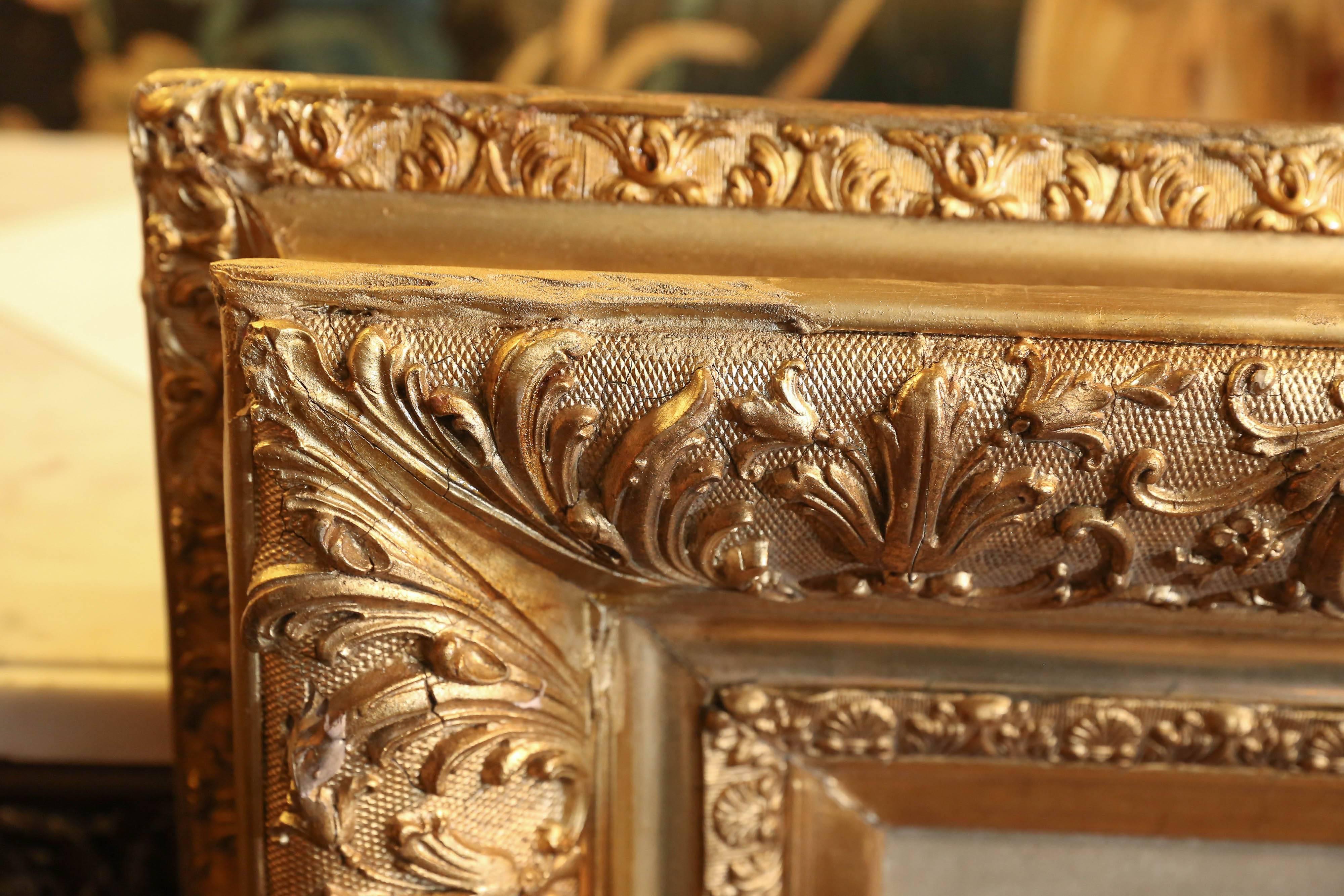 Oil Painting by Henry Schouten in a 19th Century  Giltwood Frame, 