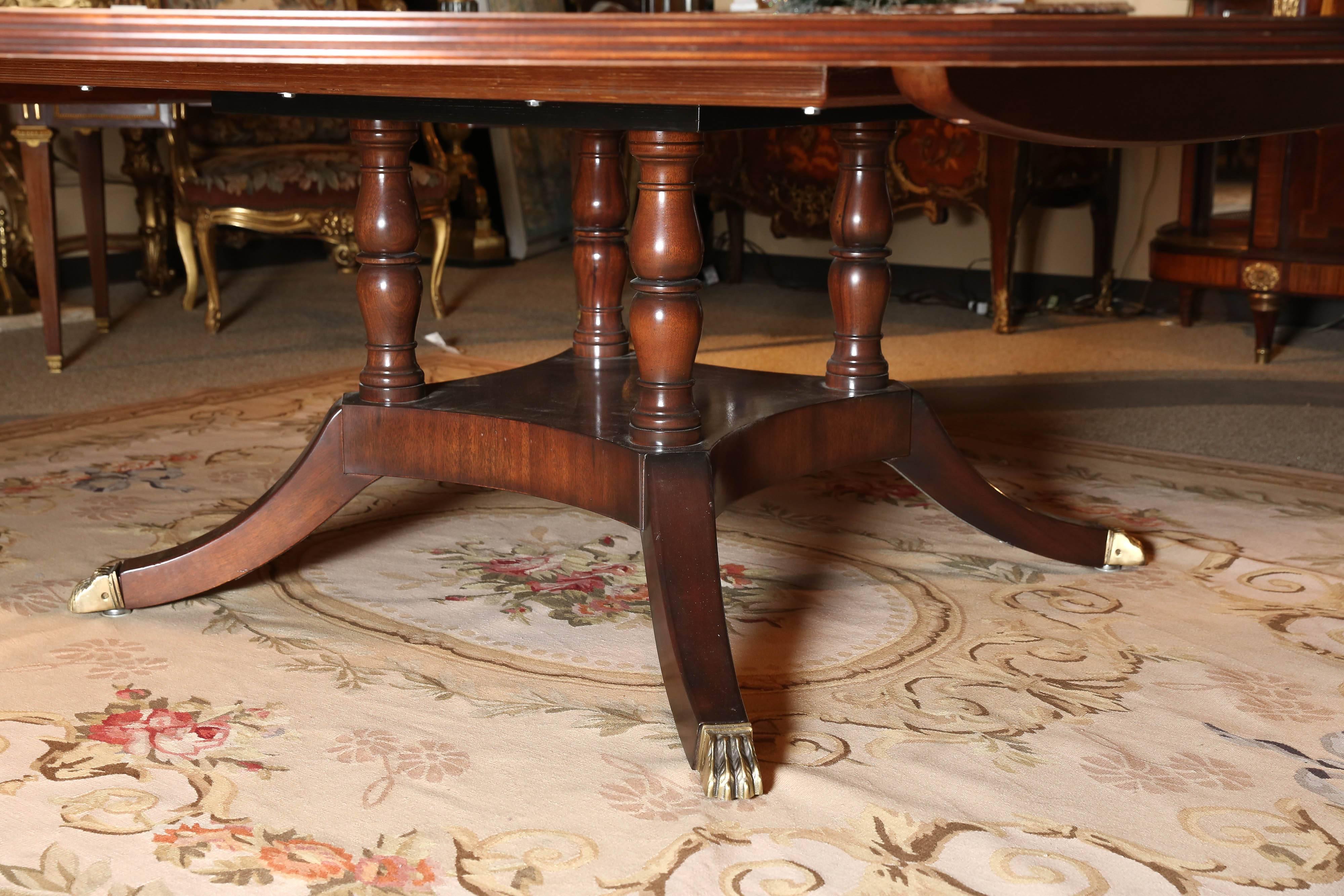 North American Custom Made Extra Wide Round Dining Table