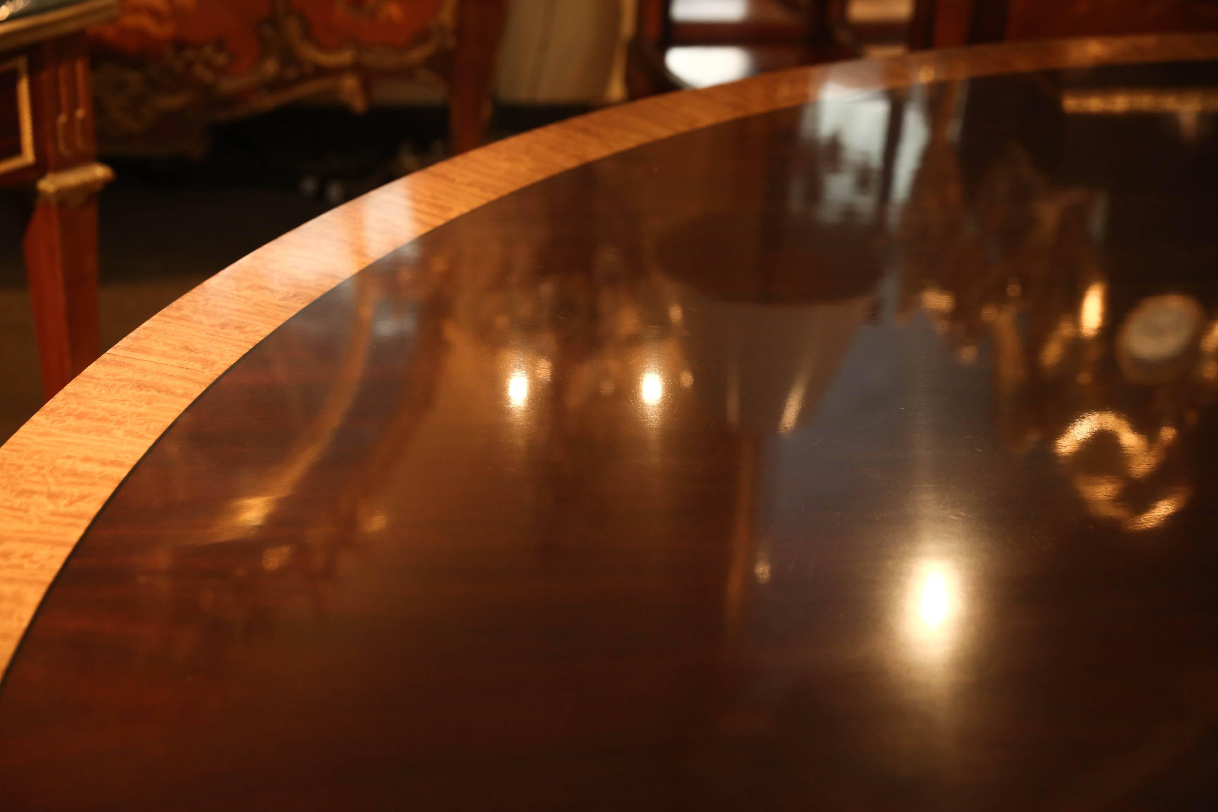 Custom Made Extra Wide Round Dining Table 1
